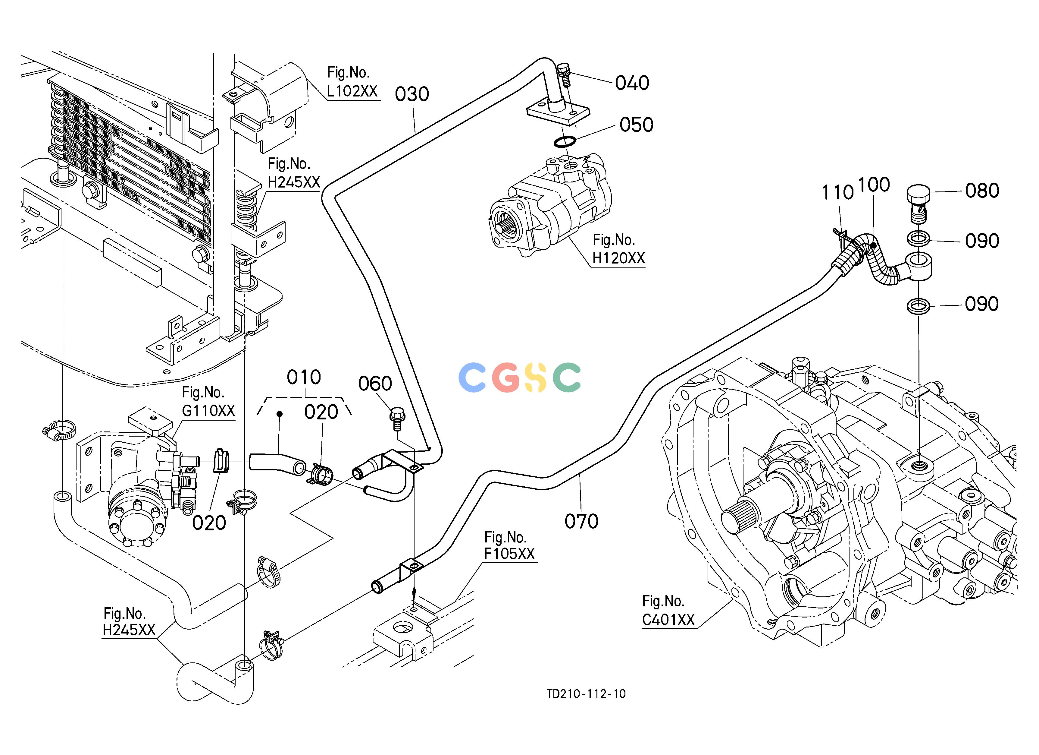 久保田零件查询H24701 OIL COOLER RETURN PIPE [OLD] ## S.No.<=73743 S.No.;<=73743 HYDRAULIC SYSTEMEPC Kubota online