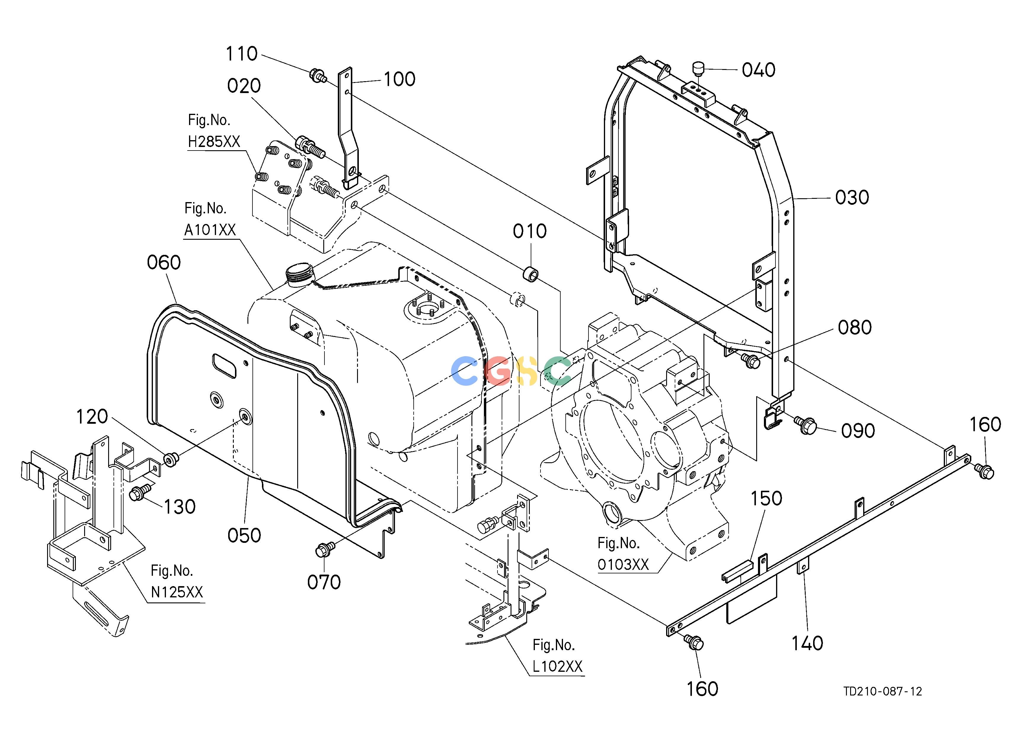 久保田零件查询L13000 SHUTTER PLATE (FRONT) HOOD/BONNETEPC Kubota online