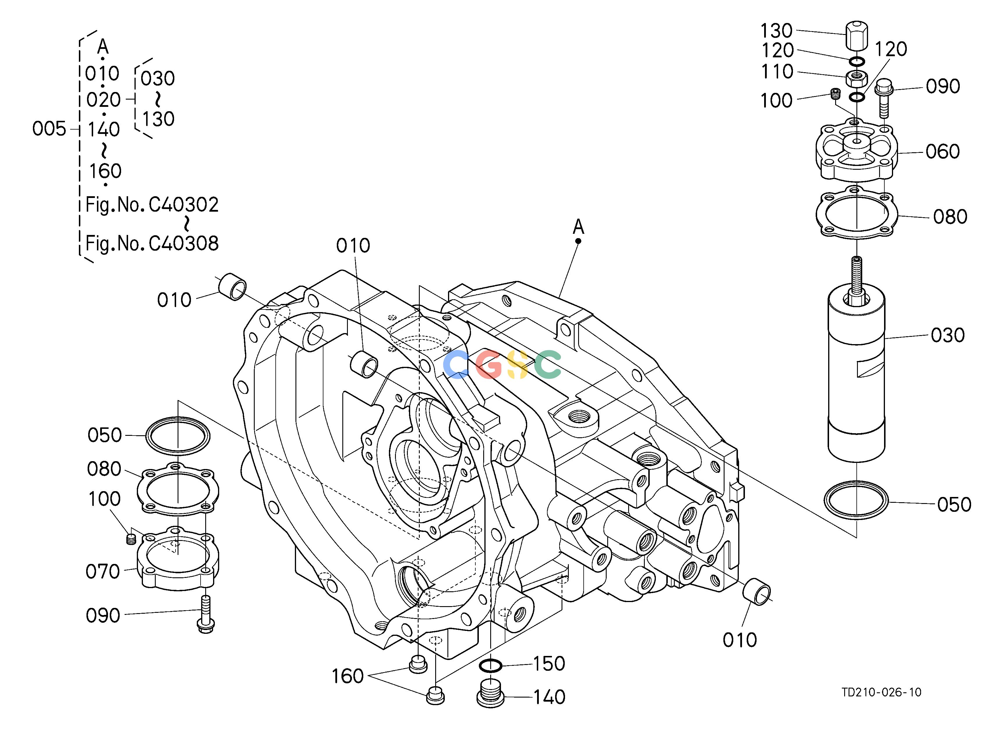 久保田零件查询C40301 HST(SERVO PISTON) [COMPONENT PARTS] CLUTCH/TRANSMISSIONEPC Kubota online
