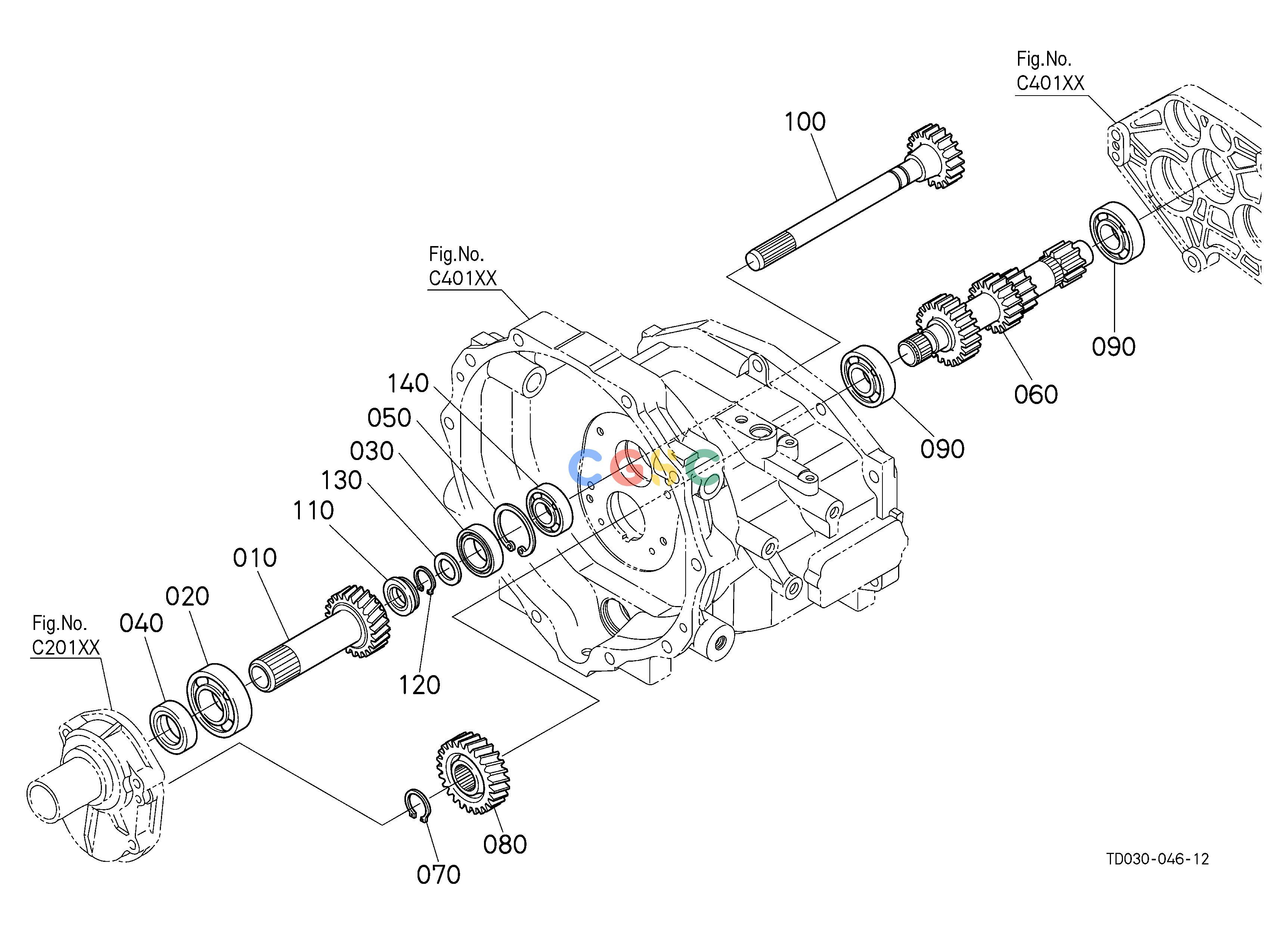 久保田零件查询D10100 MAIN SHAFT CLUTCH/TRANSMISSIONEPC Kubota online