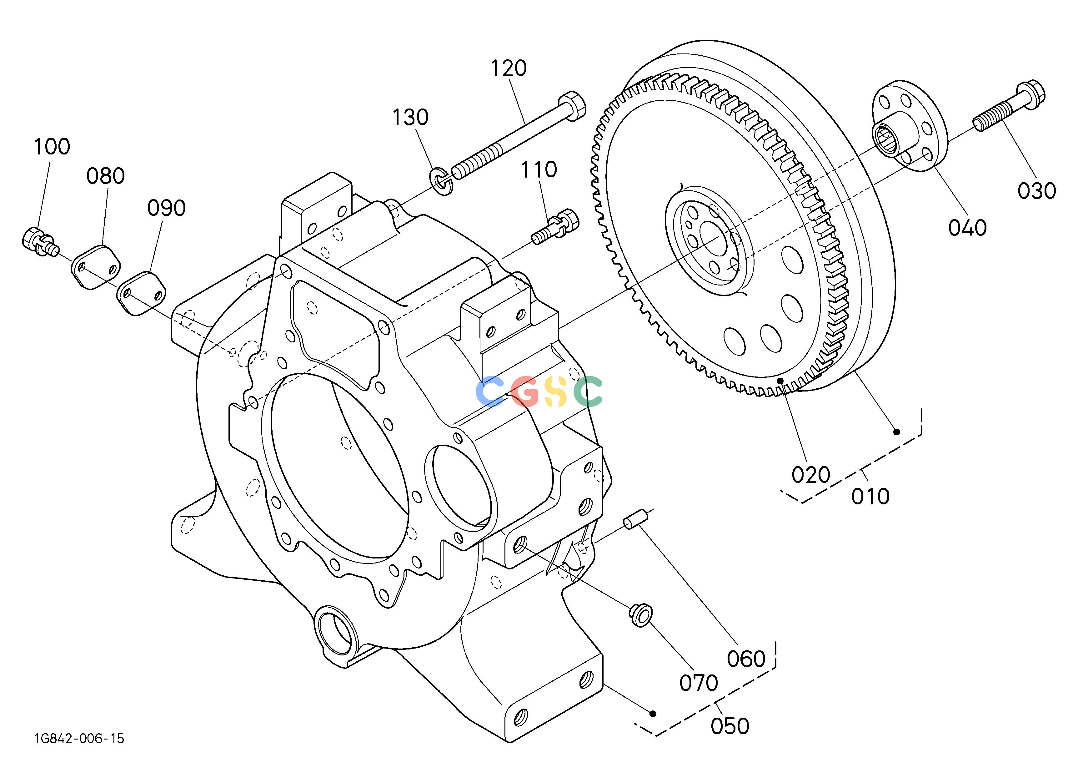 久保田零件查询010304 FLYWHEEL ENGINEEPC Kubota online