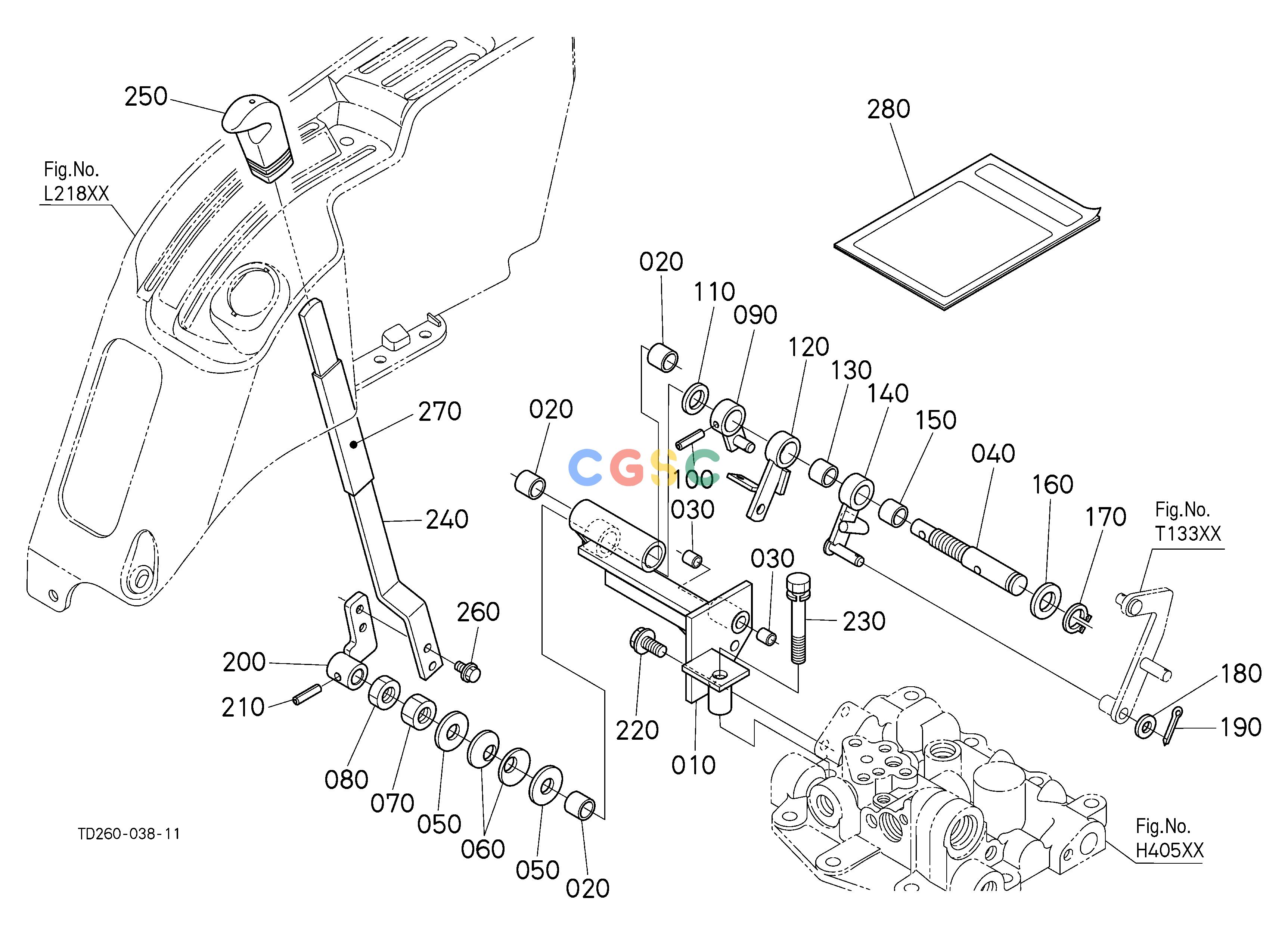 久保田零件查询T13001 POSITION CONTROL LEVER (WITH DRAFT) (W/G No.L8374)] [OPTION] OPTIONEPC Kubota online
