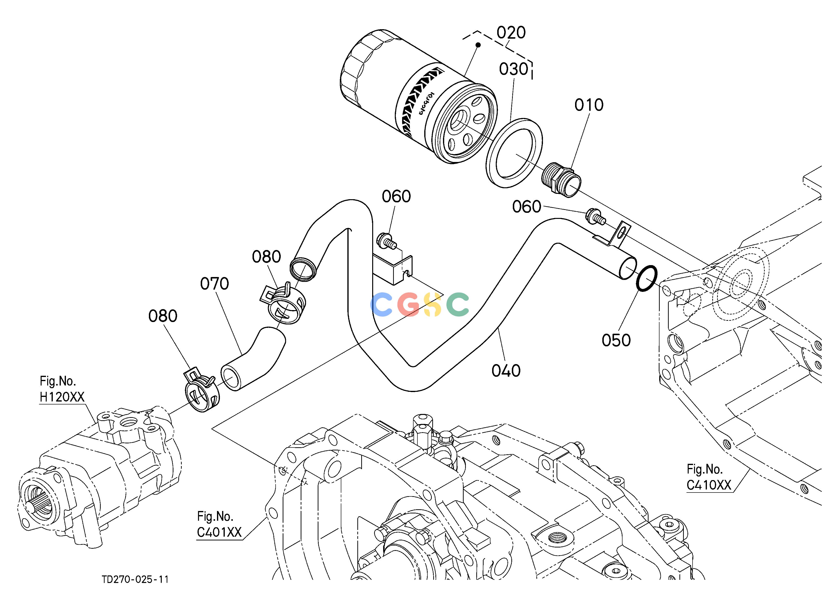 久保田零件查询H20500 HYDRAULIC OIL LINE (INLET) ## NOTE:ORDER BY REF.No.040 and 070 NEW PARTS. HYDRAULIC SYSTEMEPC Kubota online