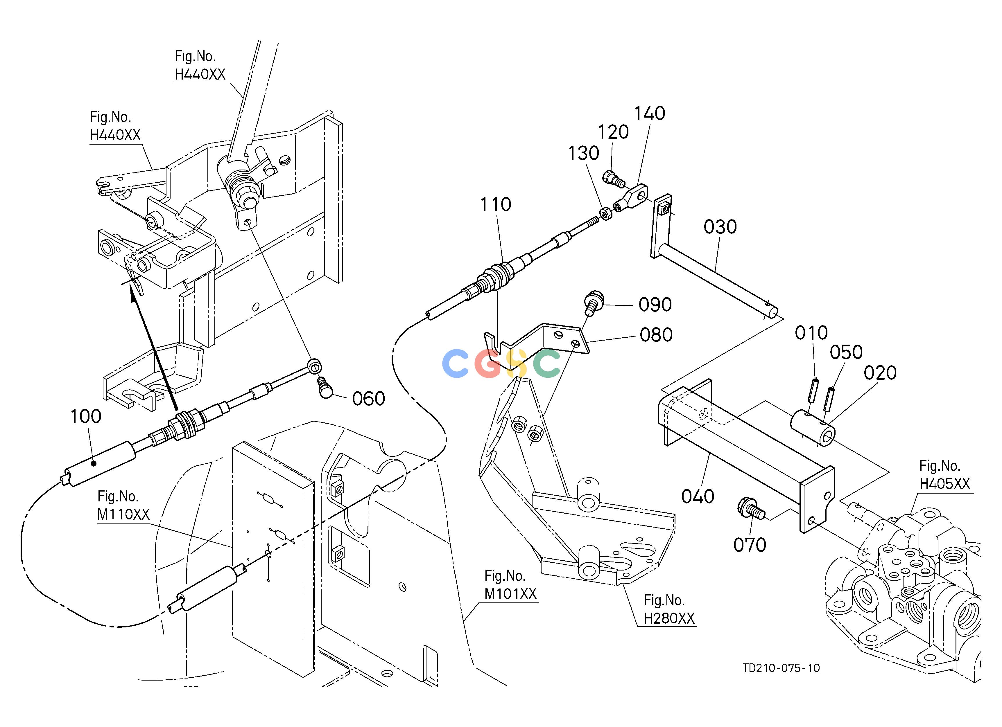 久保田零件查询H45001 POSITION CONTROL LINK HYDRAULIC SYSTEMEPC Kubota online