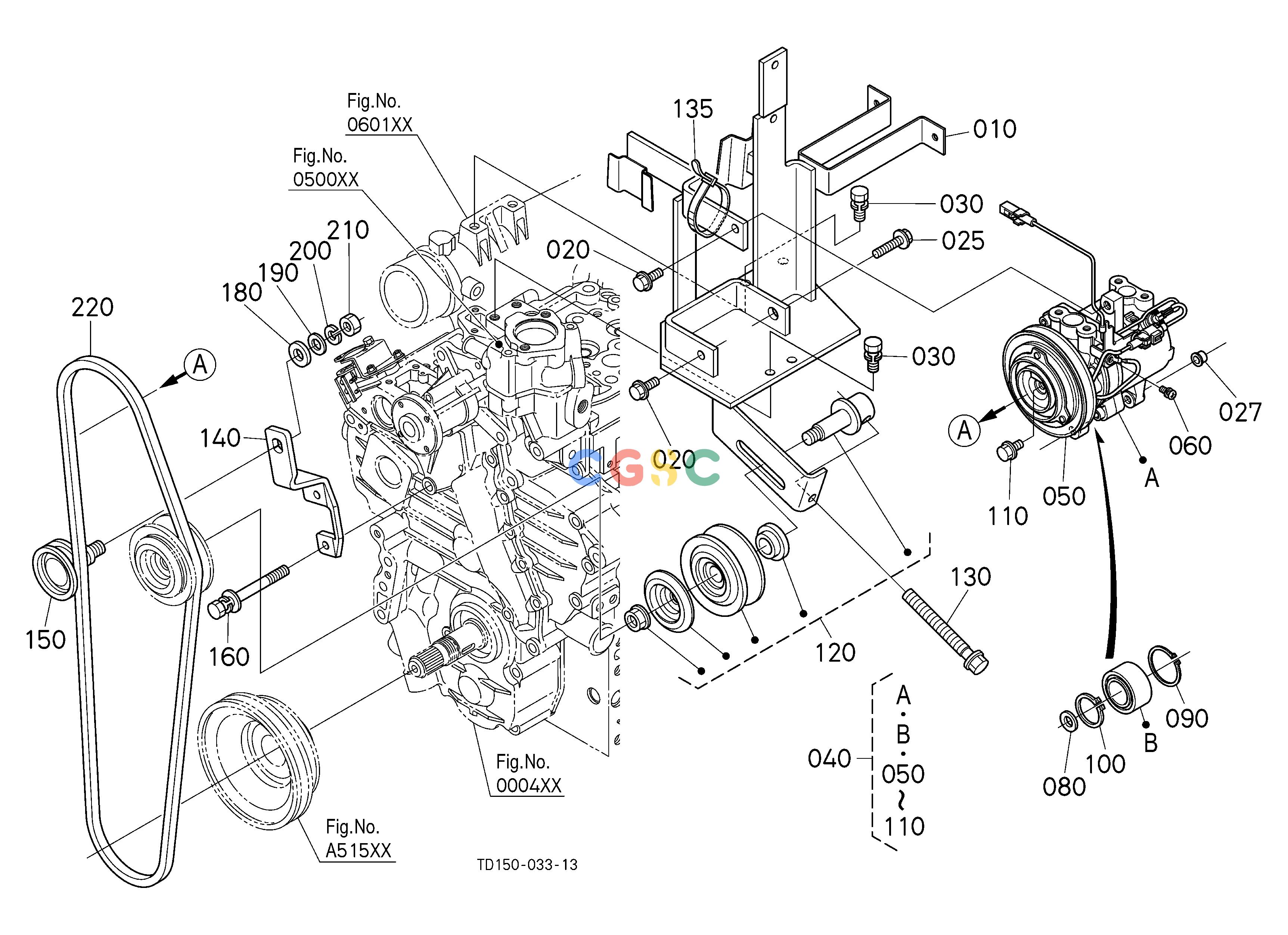 久保田零件查询N12502 COMPRESSOR AIR CONDITIONEREPC Kubota online
