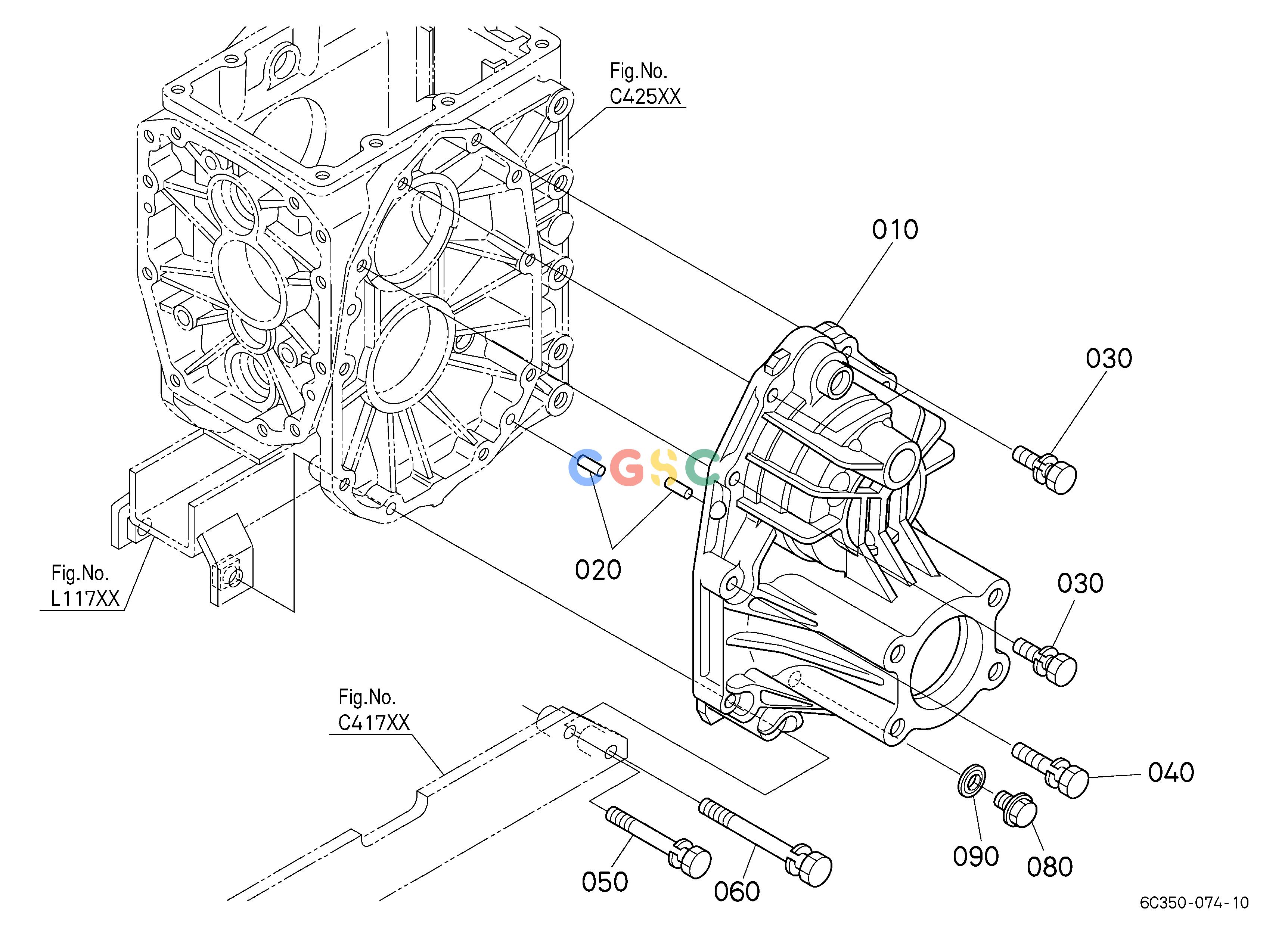 久保田零件查询C42802 REAR AXLE CASE LH ## S.No.51841 to 53981 [NOTE:ORDER BY Fig.No.C42803 REF.No.010,080 and 090.] TRANSMISSIONEPC Kubota online