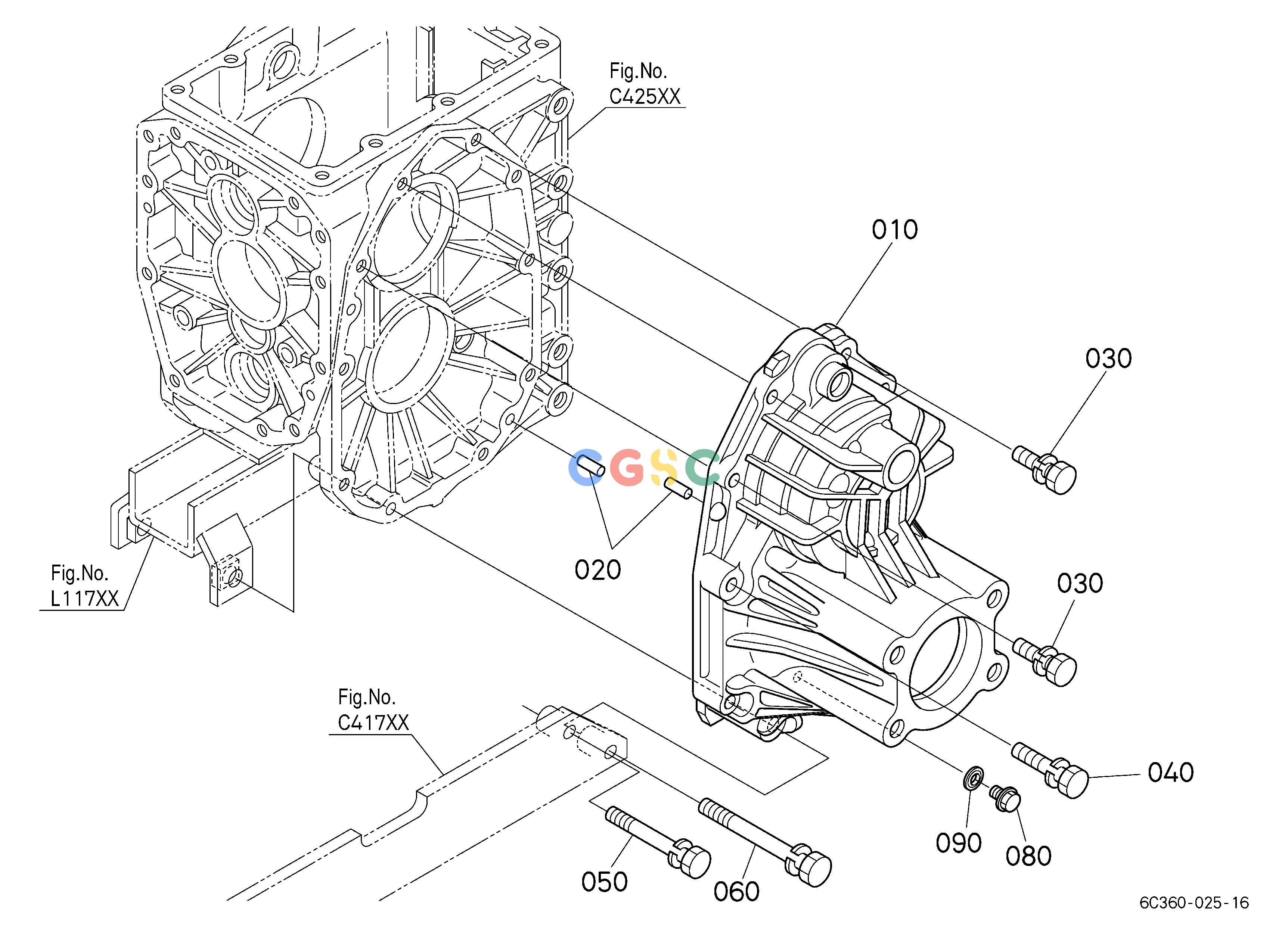 久保田零件查询C42803 REAR AXLE CASE LH ## S.No.>=53982 S.No.;>=53982 TRANSMISSIONEPC Kubota online