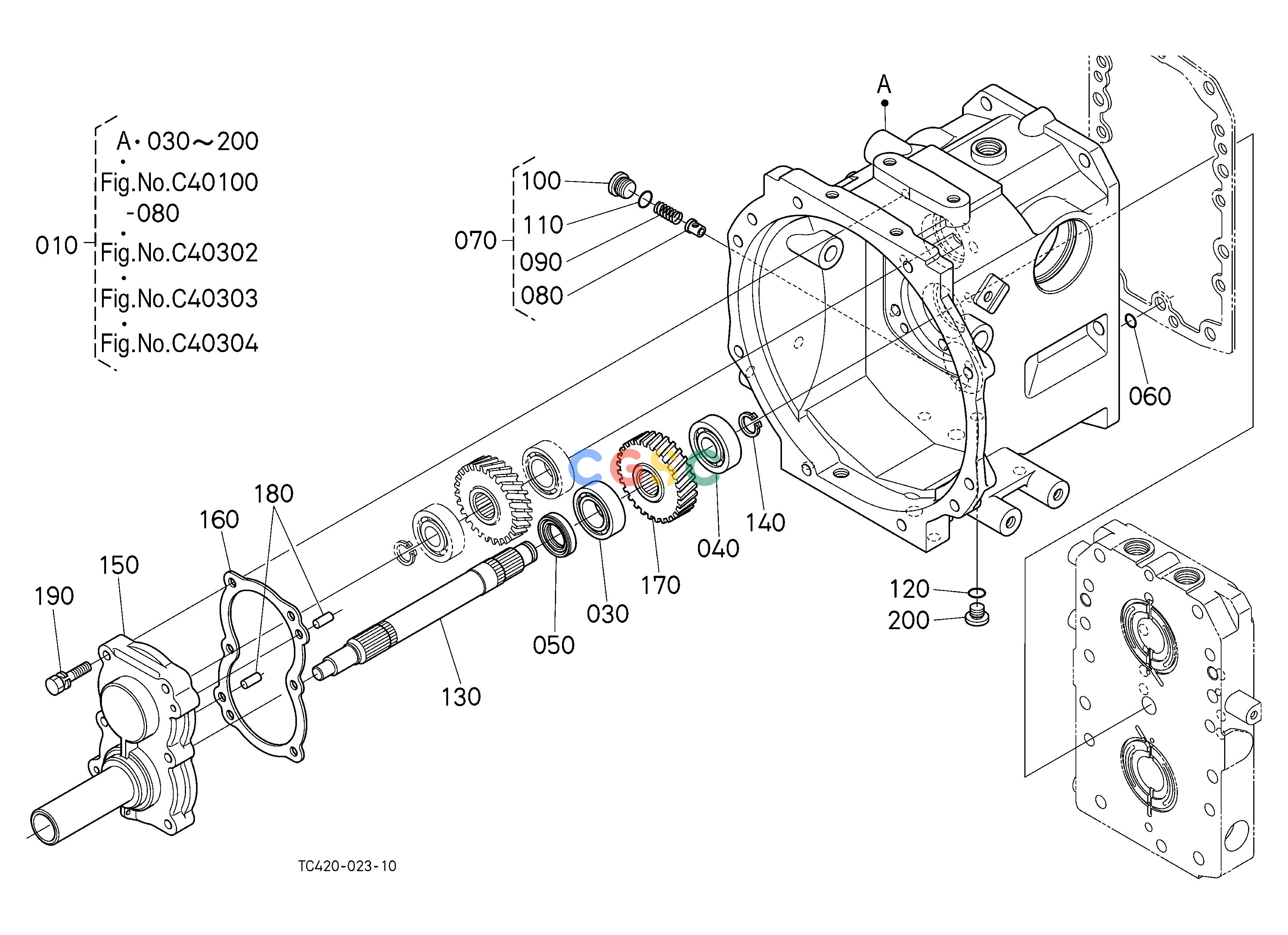 久保田零件查询C40301 HST (INPUT SHAFT) [COMPONENT PARTS] CLUTCH/TRANSMISSIONEPC Kubota online
