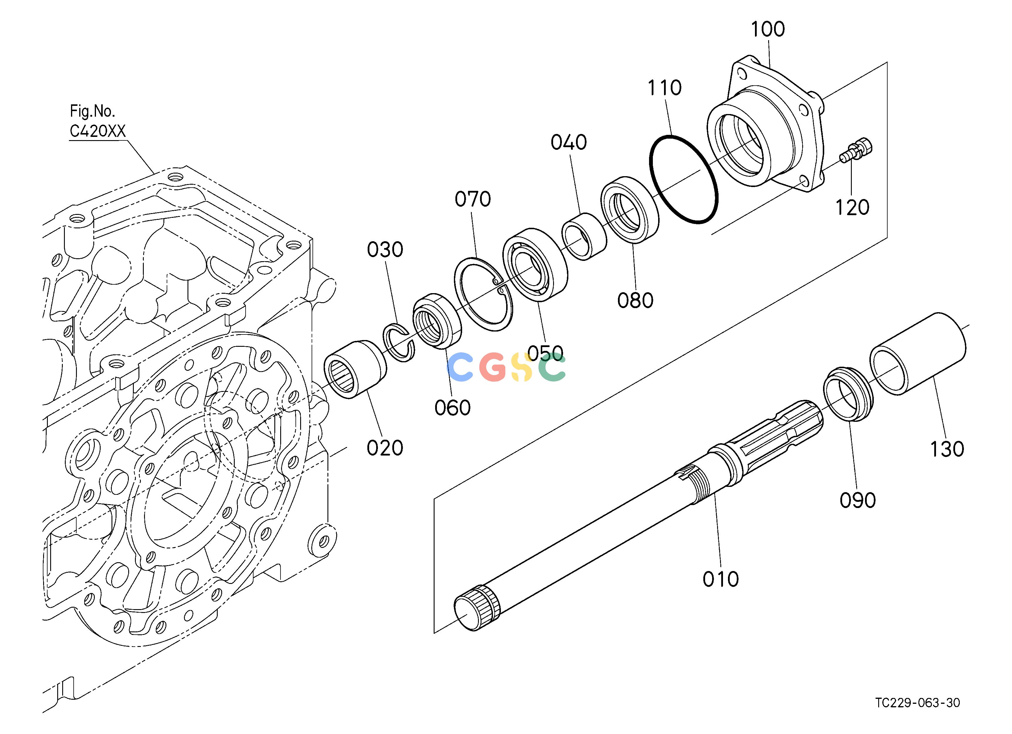 久保田零件查询D13500 PTO SHAFT CLUTCH/TRANSMISSIONEPC Kubota online