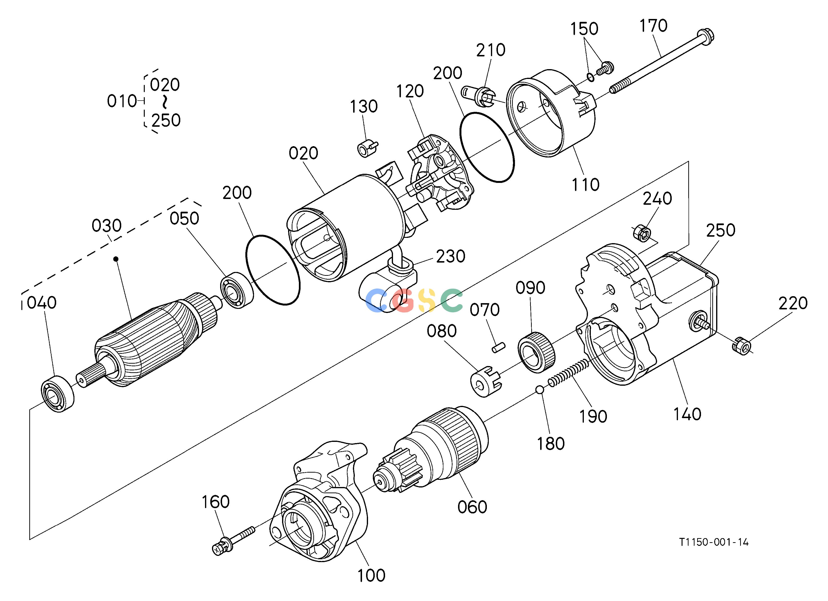 久保田零件查询A53004 STARTER [COMPONENT PARTS] ELECTRICAL SYSTEMEPC Kubota online