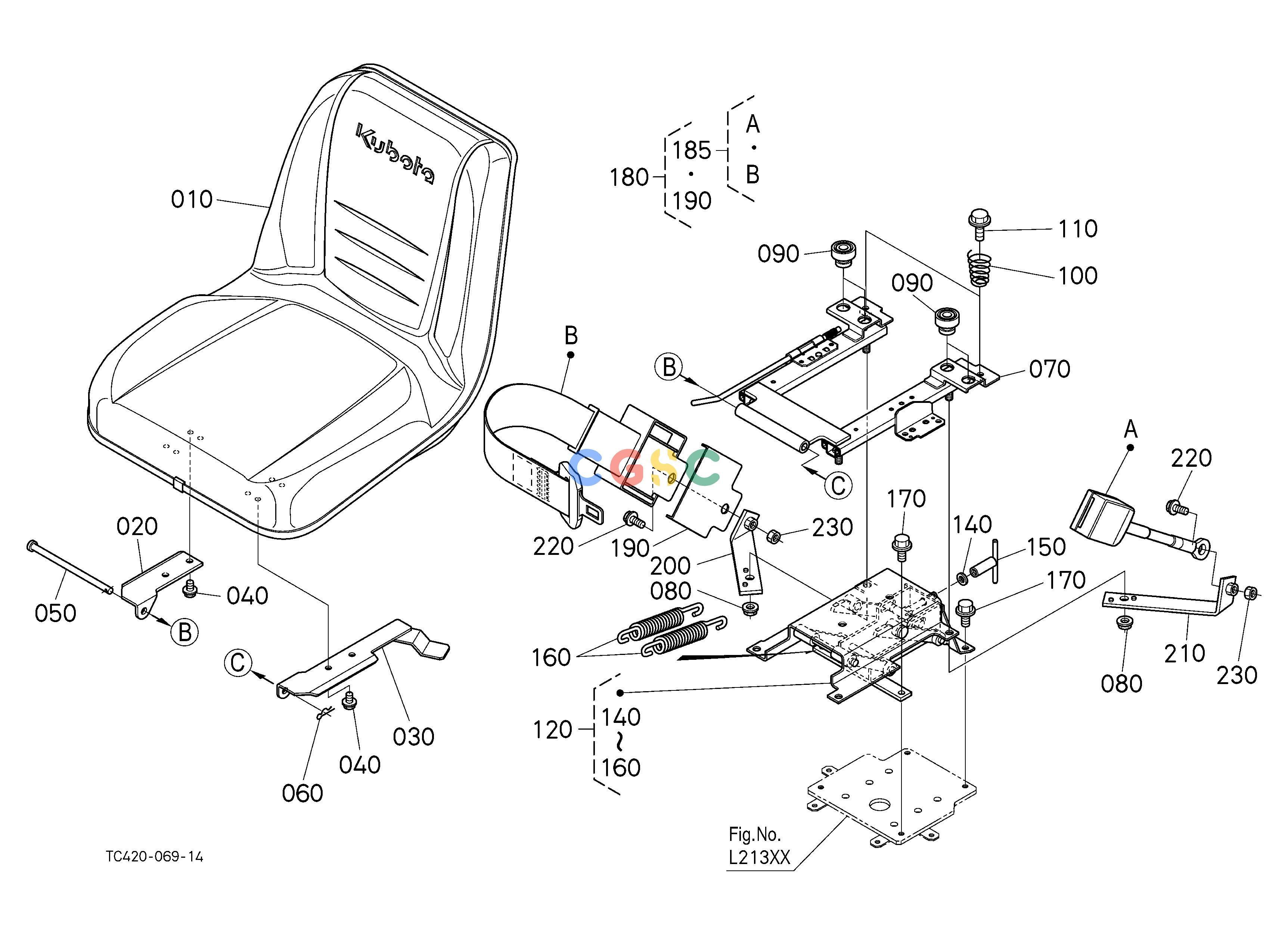 久保田零件查询L22002 SEAT [NEW] ## S.No.>=30001 S.No.;>=30001 HOOD/BONNETEPC Kubota online