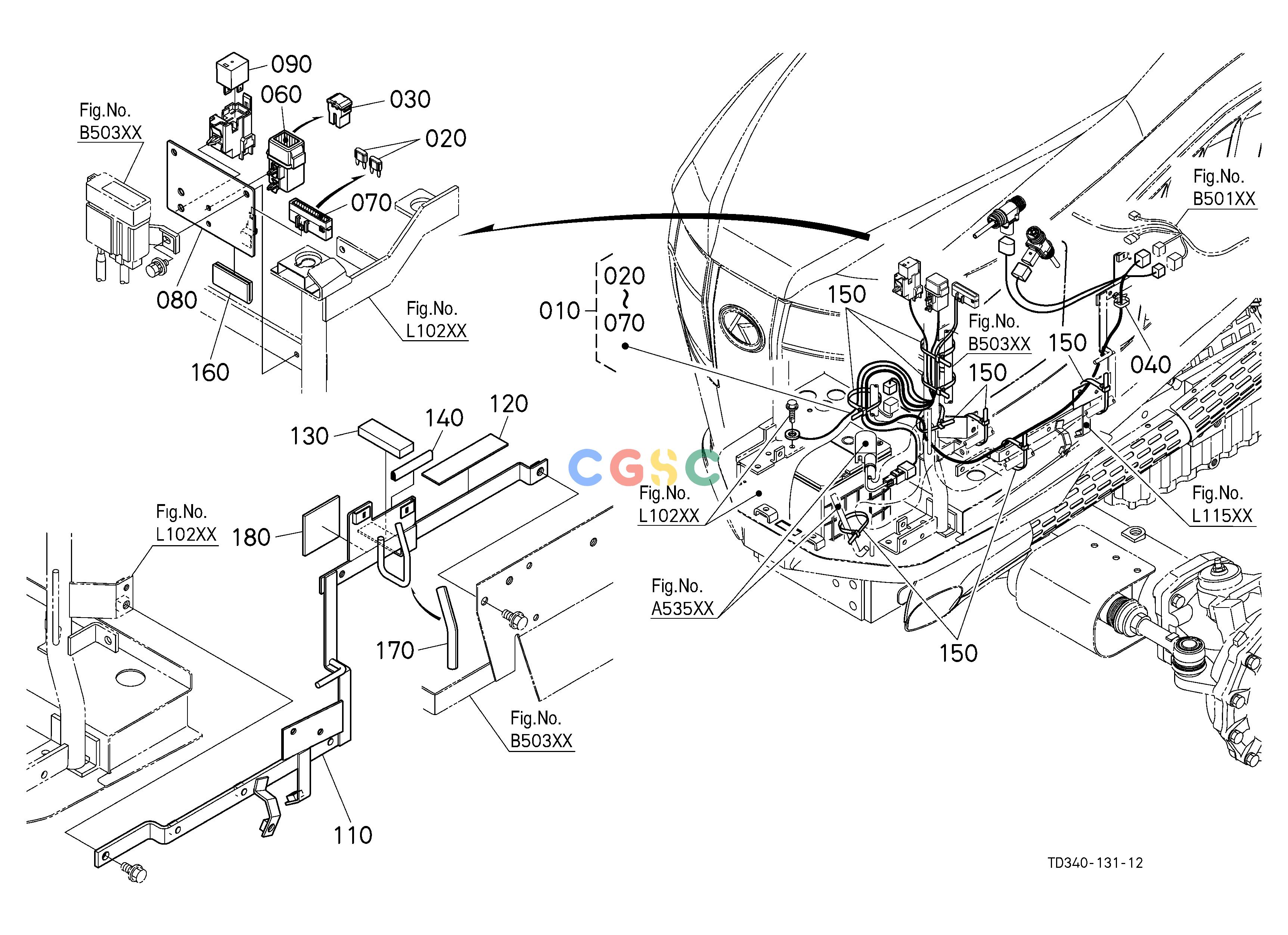 久保田零件查询V09600 HEATER KIT (ELECTRICAL WIRING) [A] [OPTION] OPTIONEPC Kubota online
