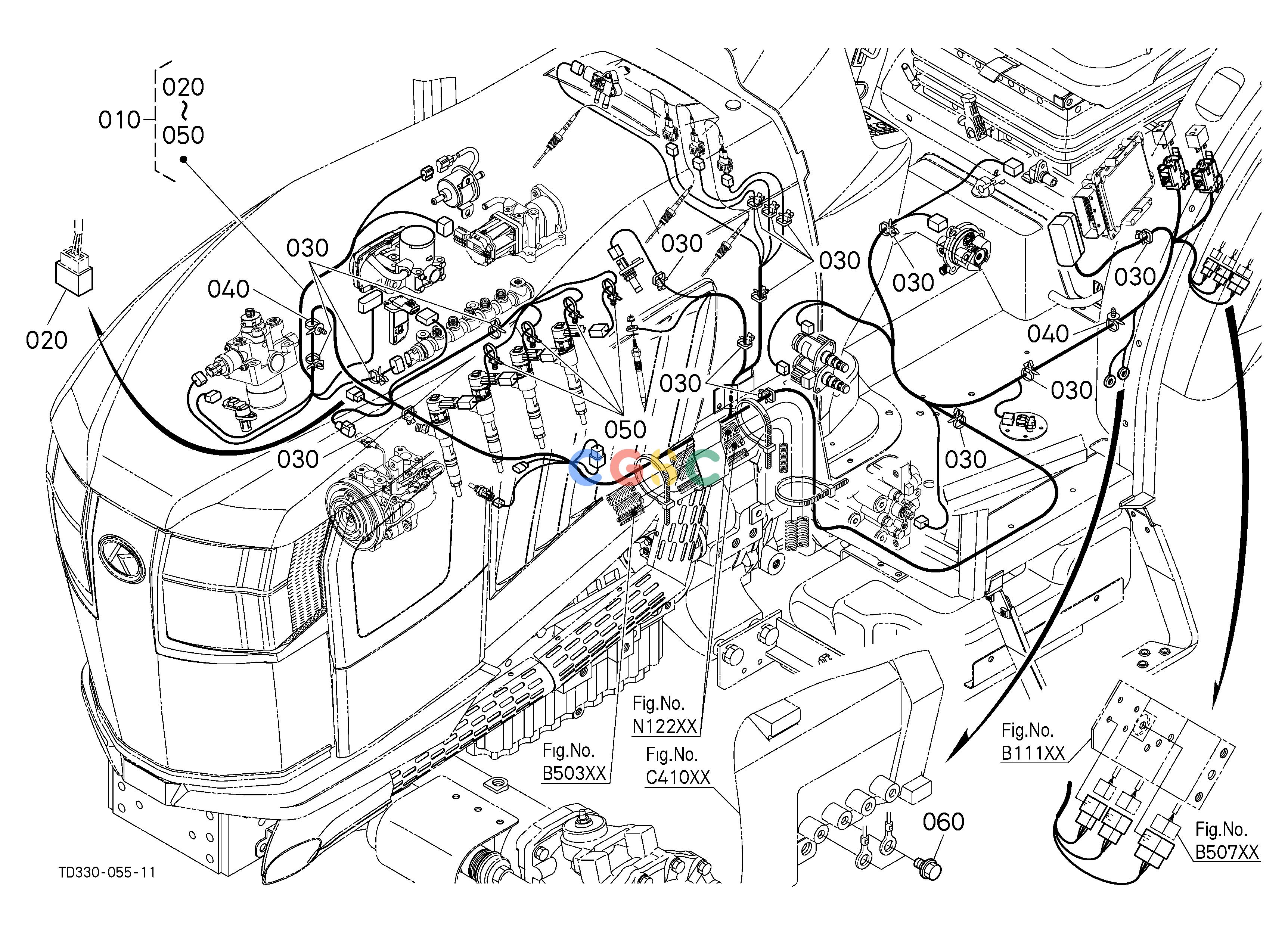 久保田零件查询B50102 ELECTRICAL WIRING (ENGINE) [CA] [OLD] ## S.No.<=41184 S.No.;<=41184 ELECTRICAL SYSTEMEPC Kubota online