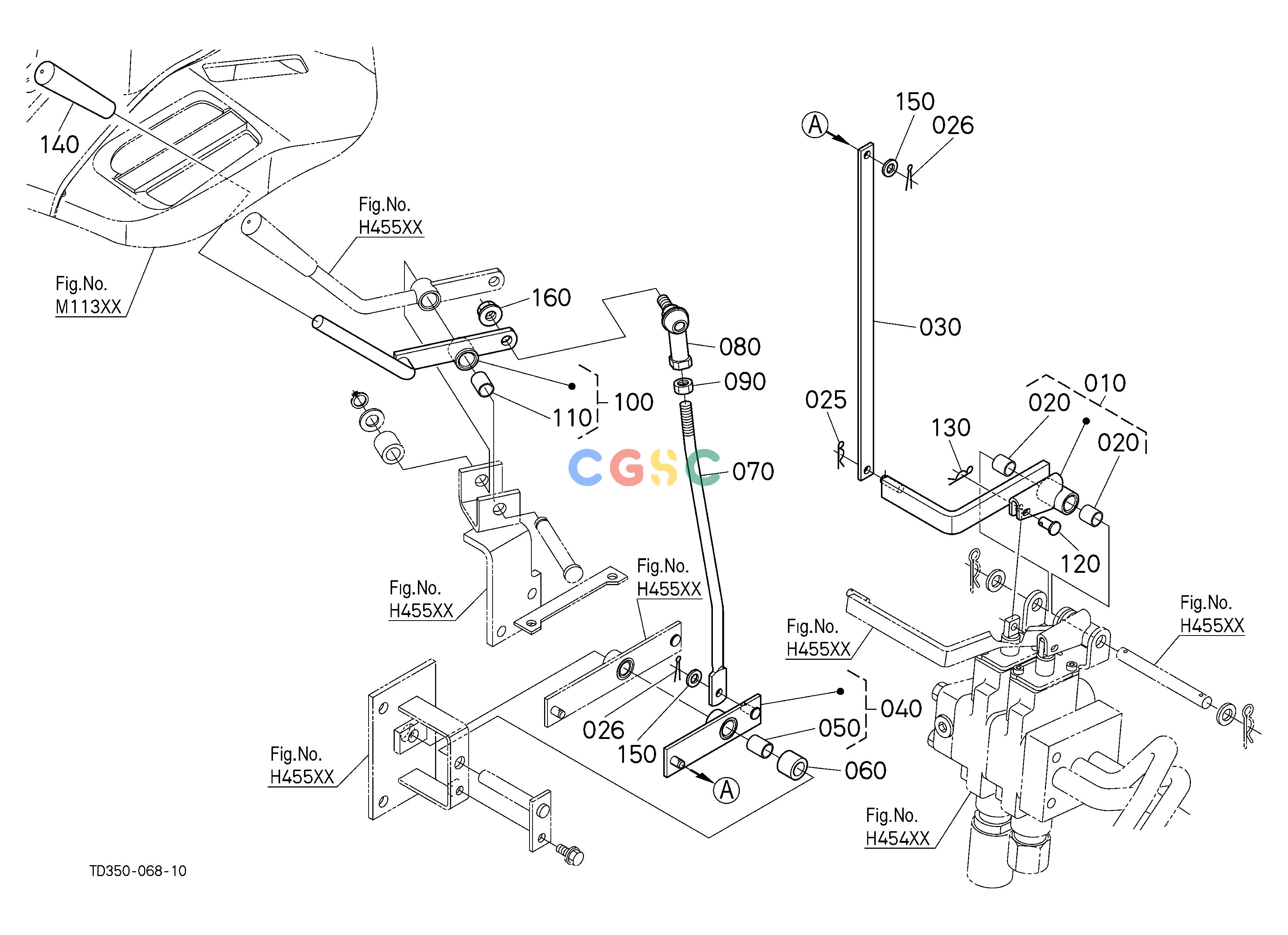 久保田零件查询H45600 REMOTE CONTROL VALVE LEVER (2ND) [CA] HYDRAULIC SYSTEMEPC Kubota online