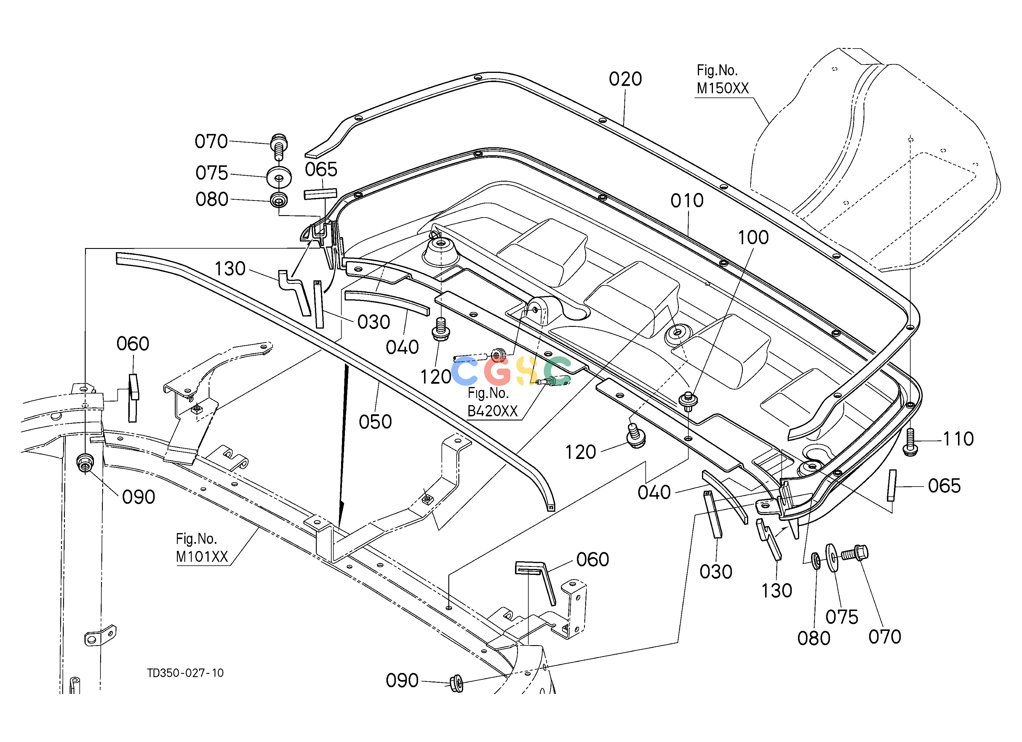 久保田零件查询M14700 AIR CONDITIONER COVER CABEPC Kubota online