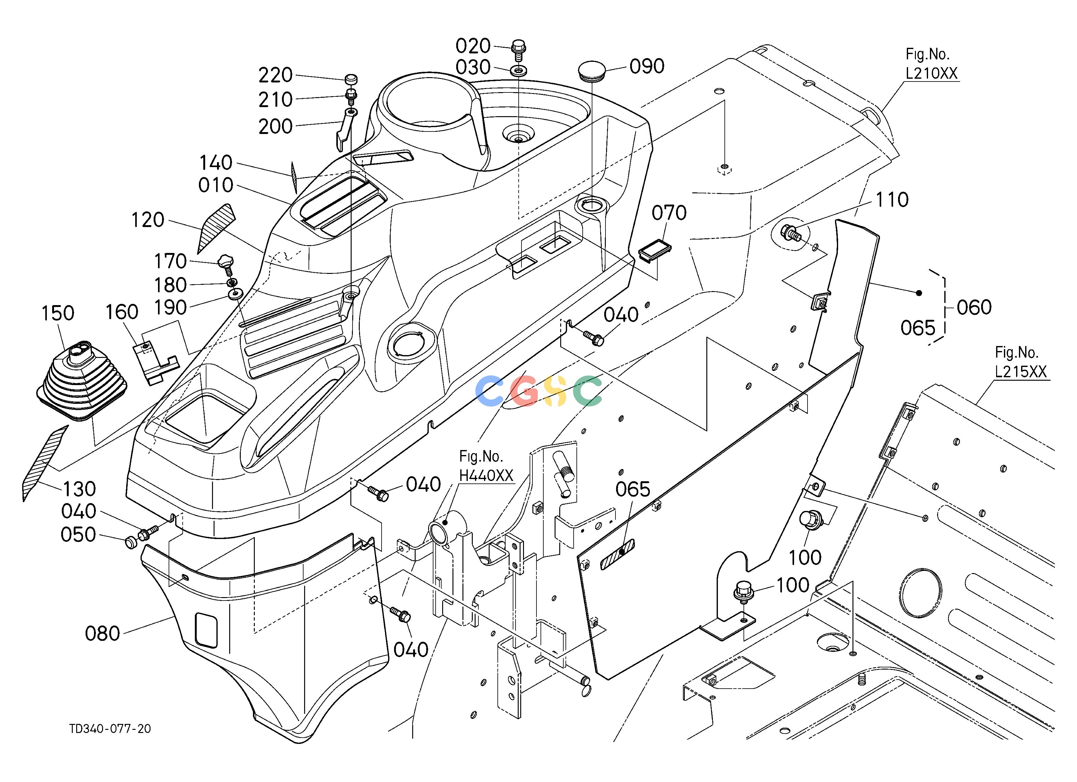 久保田零件查询L21804 HYDRAULIC CONTROL LEVER GUIDE [CA] HOOD/BONNETEPC Kubota online
