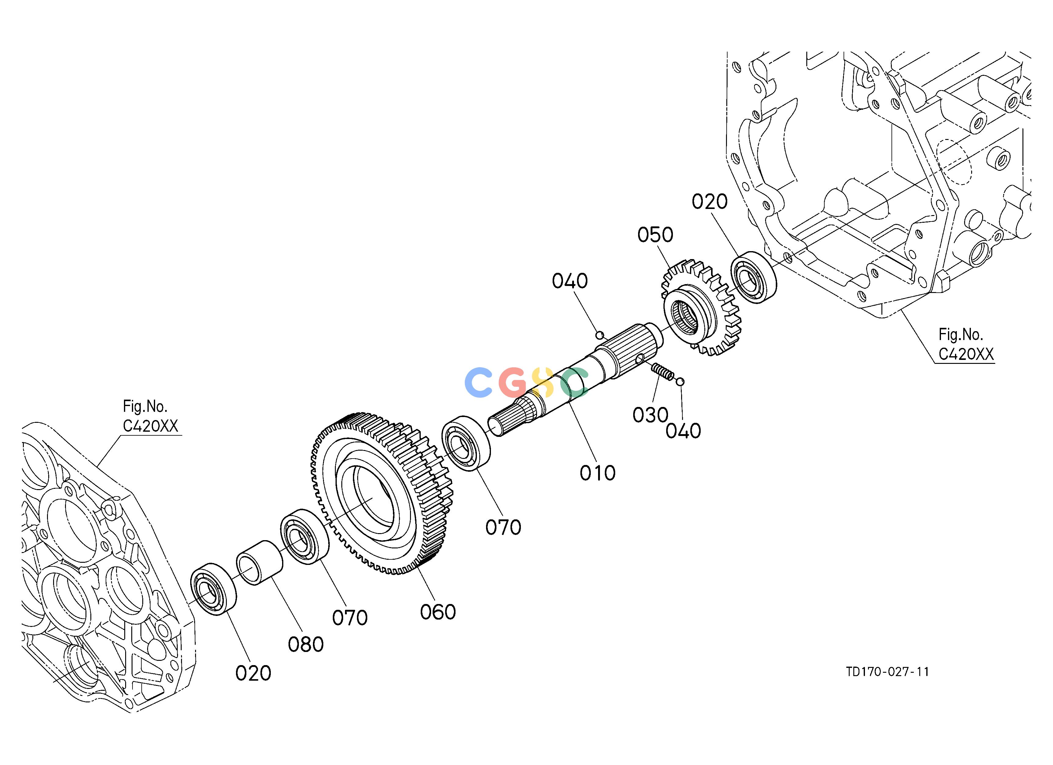 久保田零件查询F12204 FRONT WHEEL DRIVE SHAFT [CA] FRONT AXLE/CHASSISEPC Kubota online