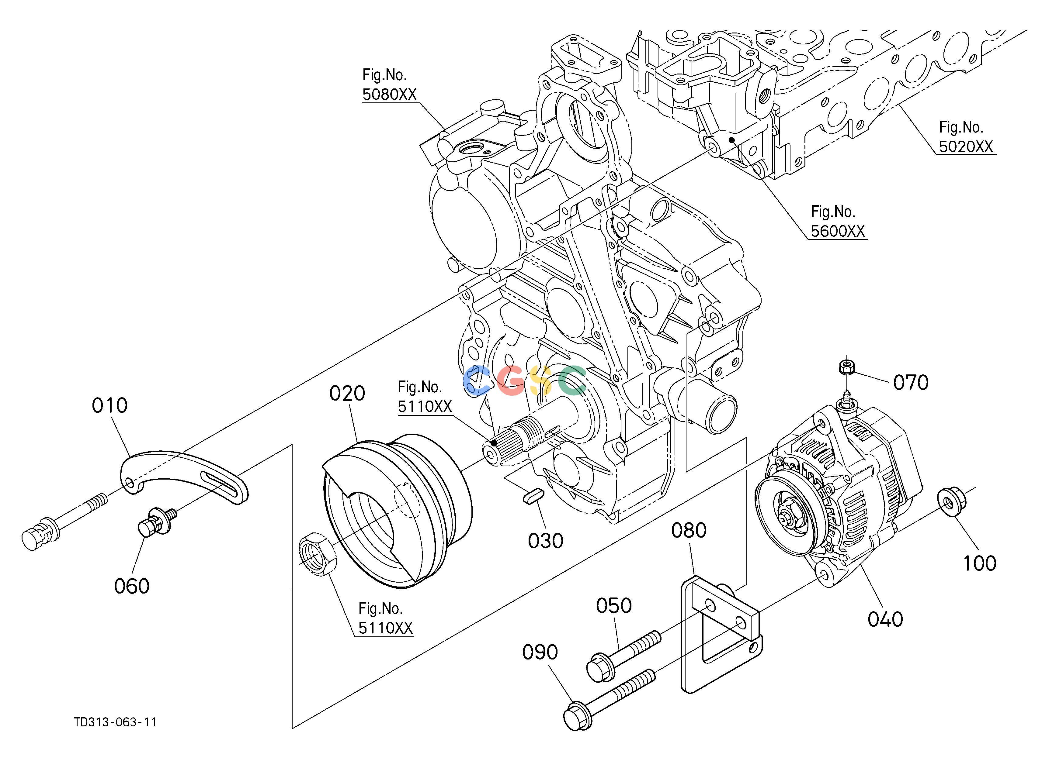 久保田零件查询A51503 ALTERNATOR [CA] [OLD] ## S.No.31481 to 41092 S.No.;31481 to 41092 ELECTRICAL SYSTEMEPC Kubota online