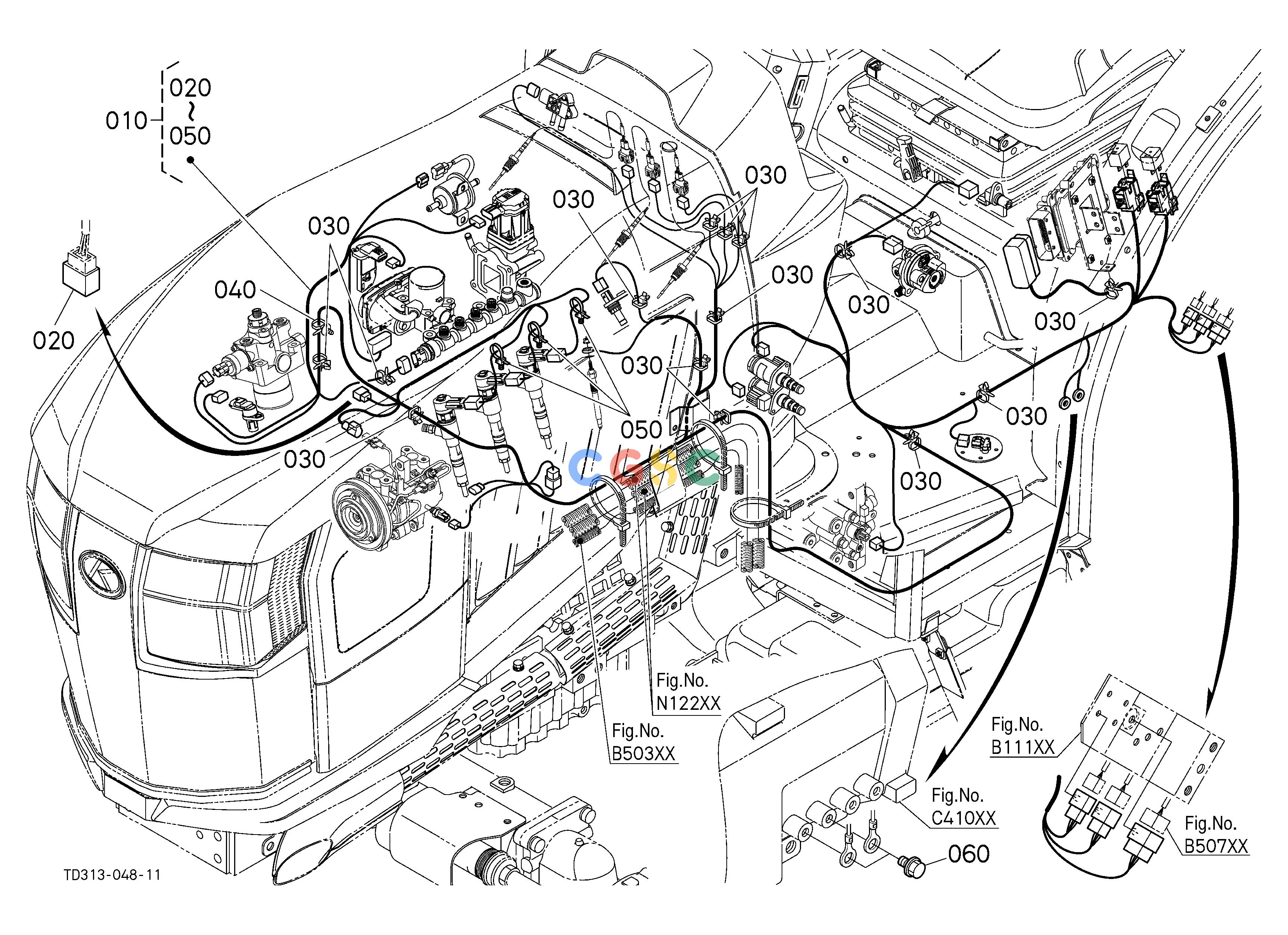 久保田零件查询B50102 ELECTRICAL WIRING (ENGINE) [CA] [OLD] ## S.No.<=41092 S.No.;<=41092 ELECTRICAL SYSTEMEPC Kubota online