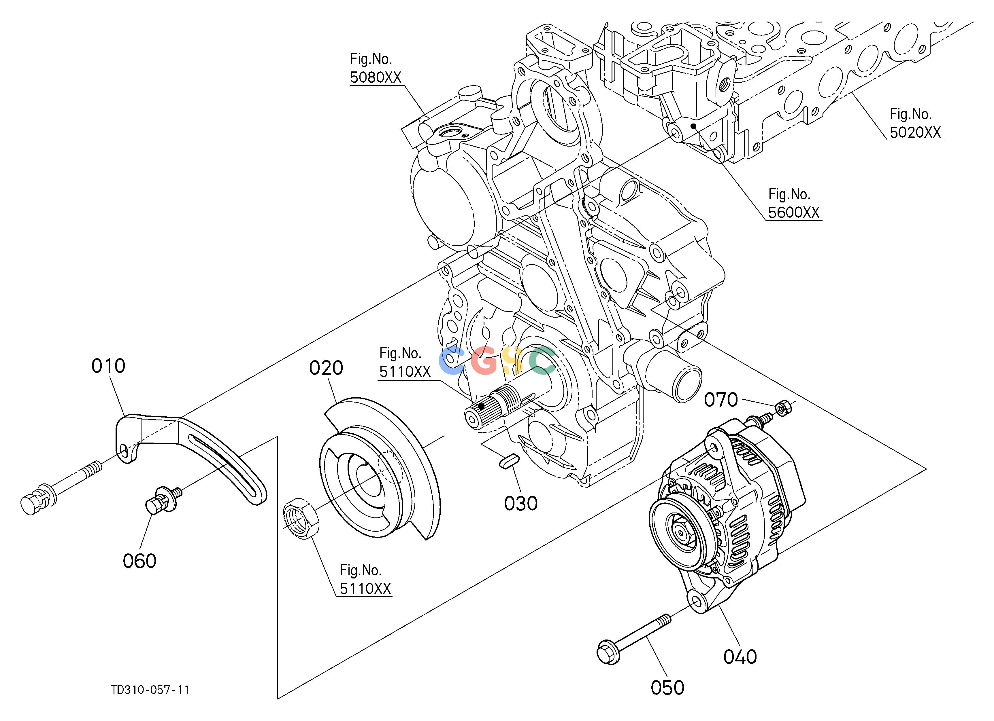 久保田零件查询A51502 ALTERNATOR [CA] ELECTRICAL SYSTEMEPC Kubota online