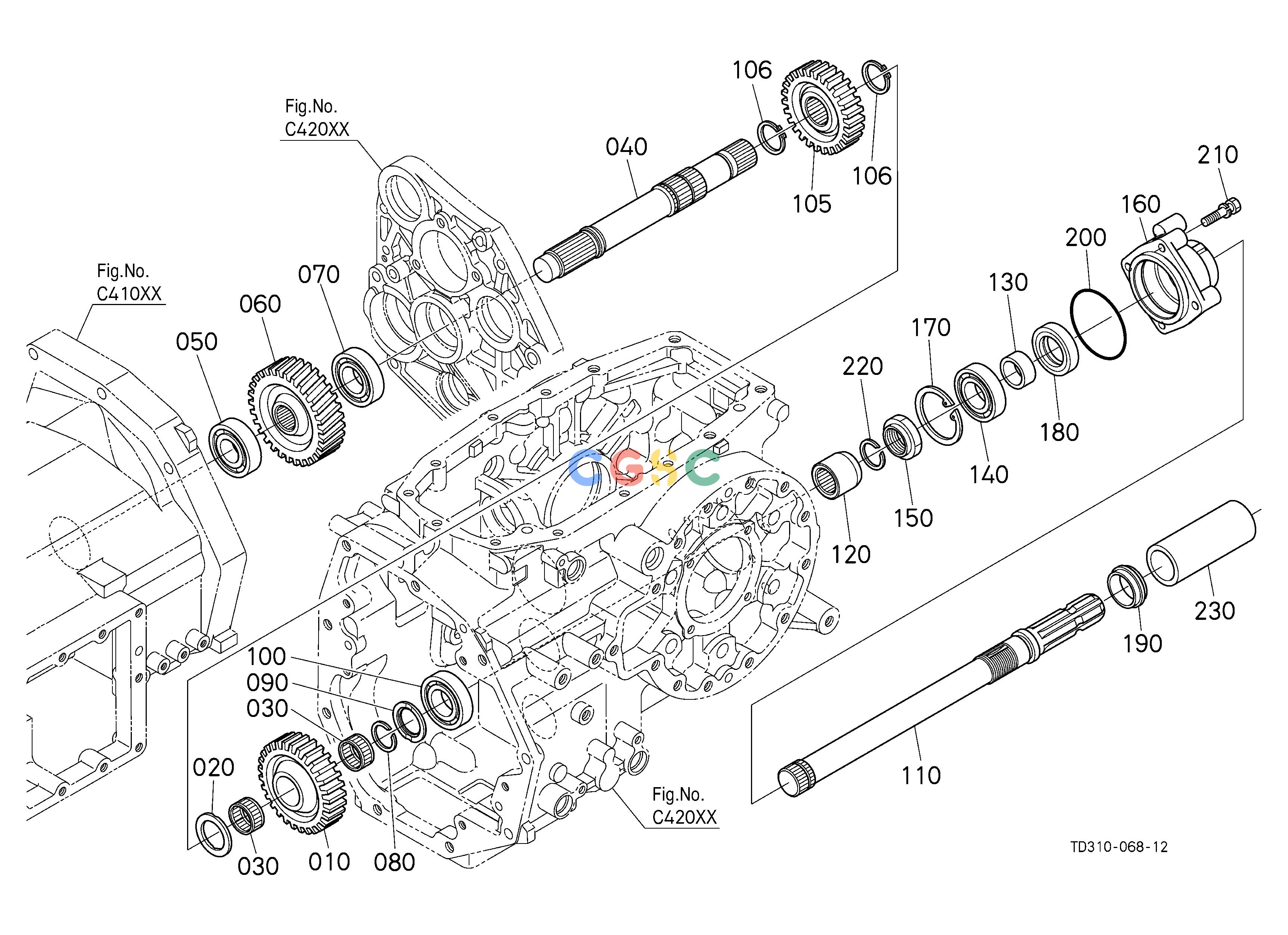 久保田零件查询D13503 PTO SHAFT [CA] CLUTCH/TRANSMISSIONEPC Kubota online