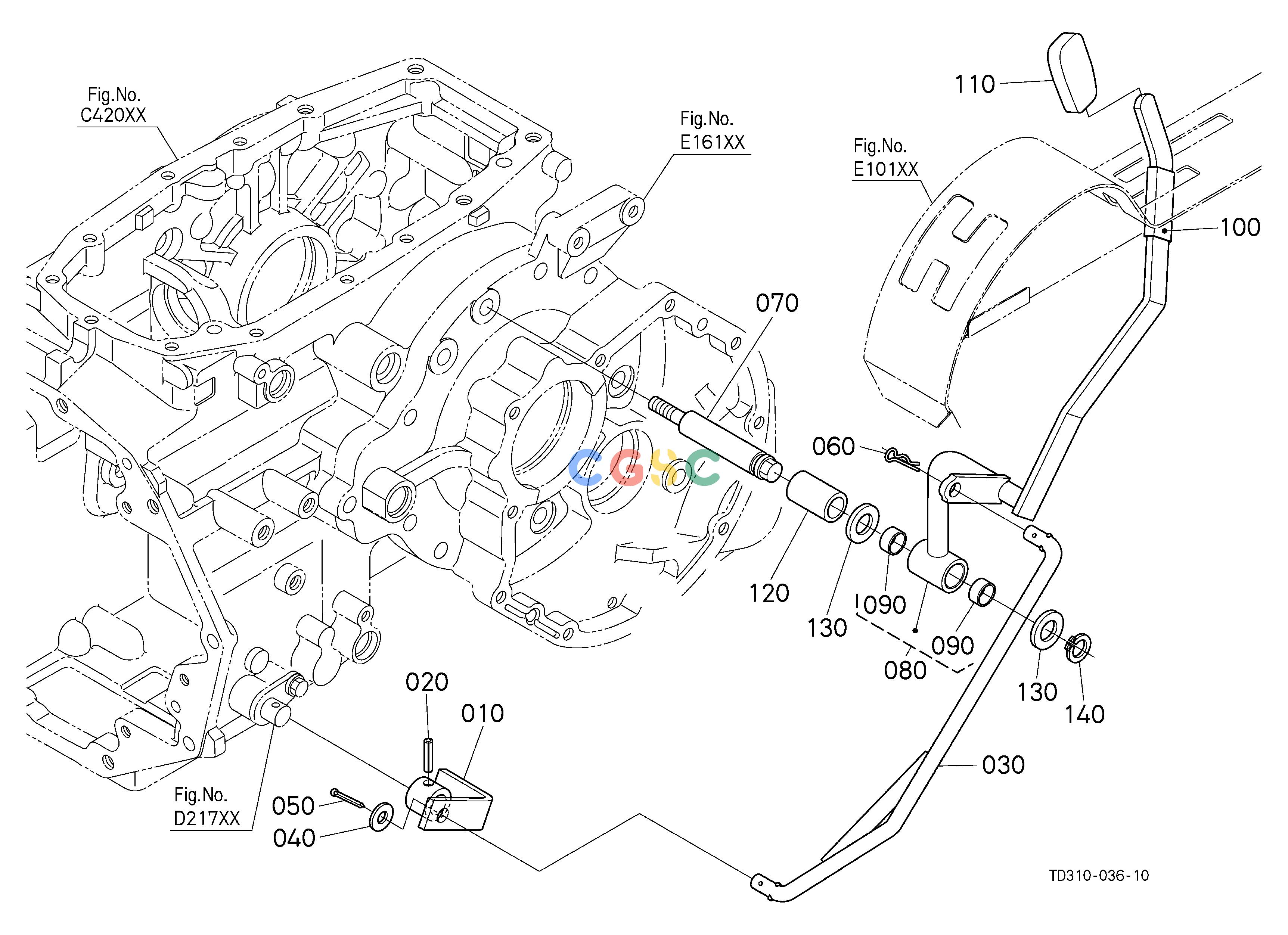 久保田零件查询E11001 RANGE GEAR SHIFT LEVER SPEED CHANGE SHIFT FORK /SHIFT LEVEREPC Kubota online
