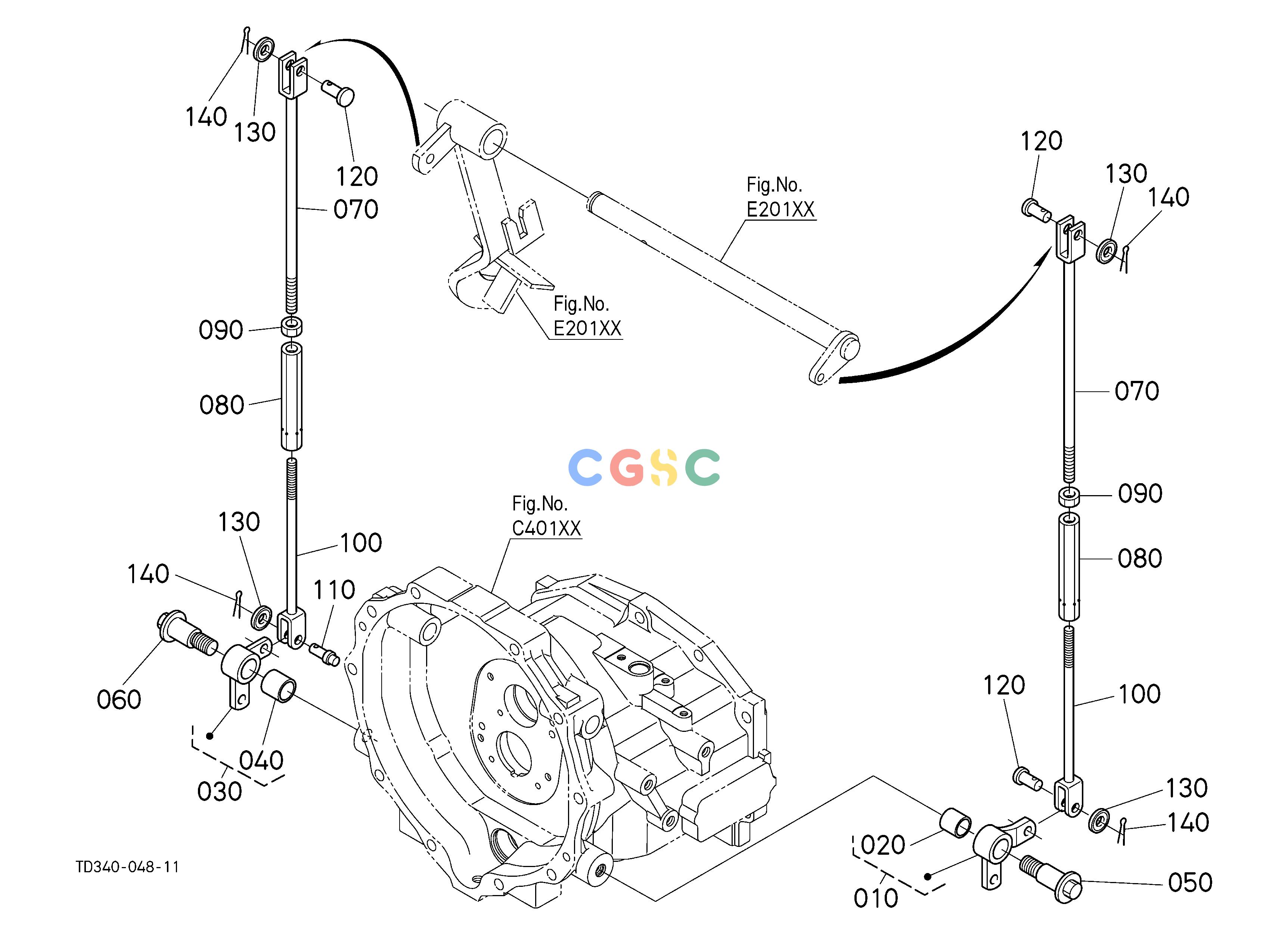 久保田零件查询E16501 BRAKE ROD (BRAKE PEDAL) REAR AXLE/BRAKEEPC Kubota online