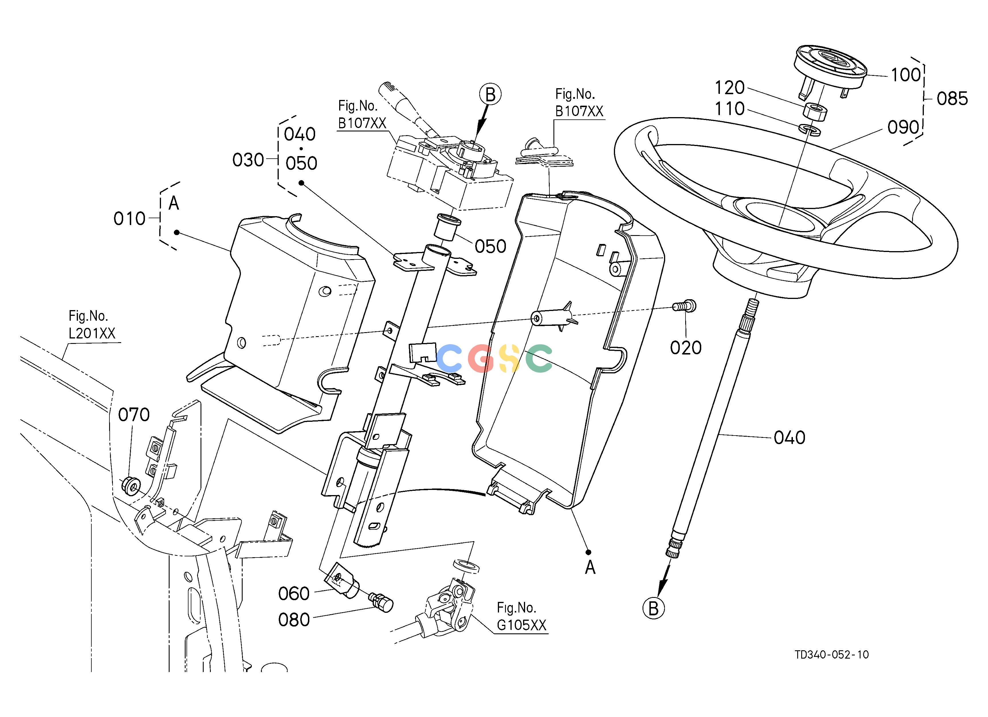 久保田零件查询G10101 STEERING WHEEL STEERINGEPC Kubota online