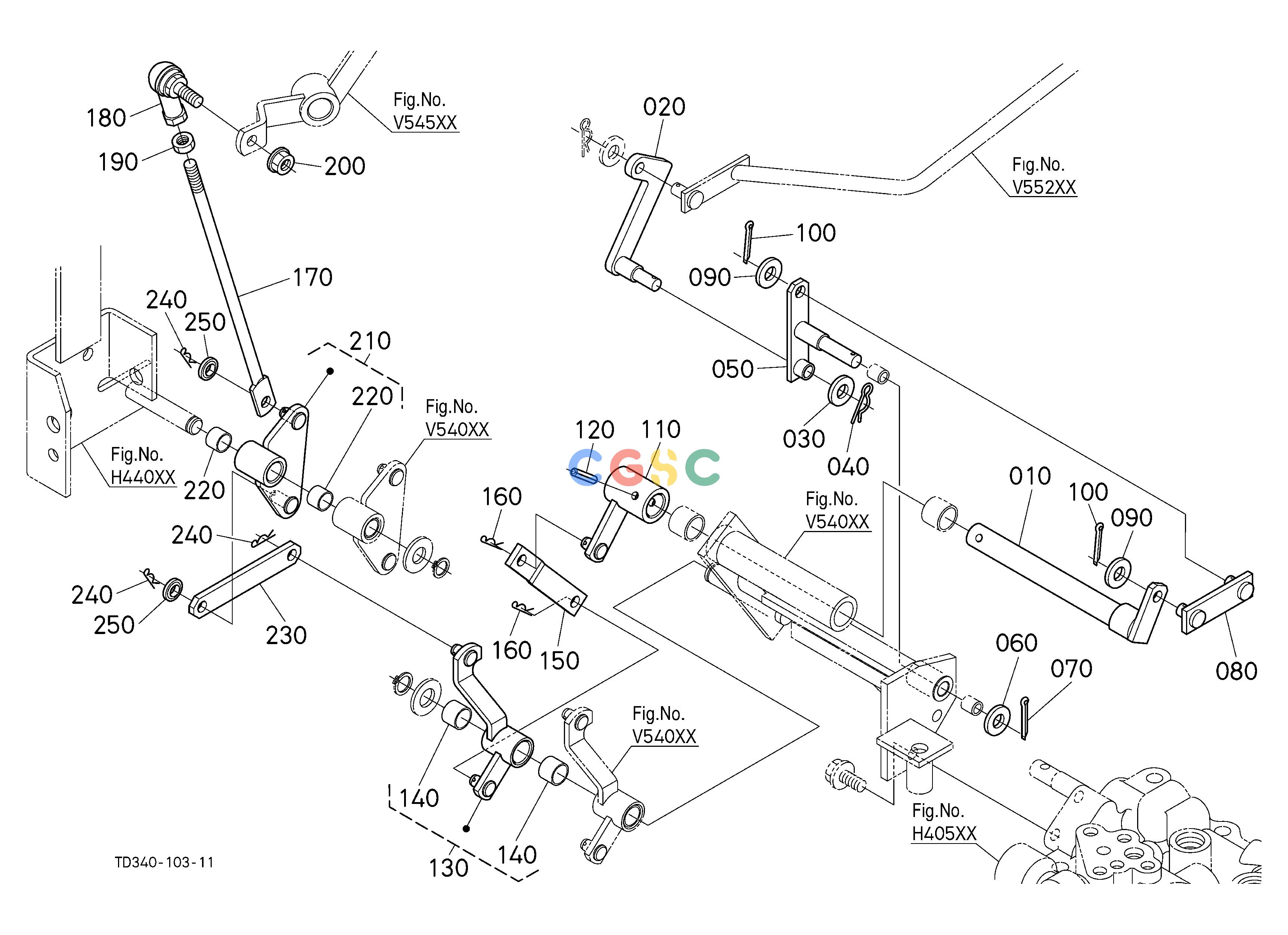 久保田零件查询V55000 DRAFT CONTROL LINK (WITH DRAFT) (W/G No.L8395) [OPTION] OPTIONEPC Kubota online