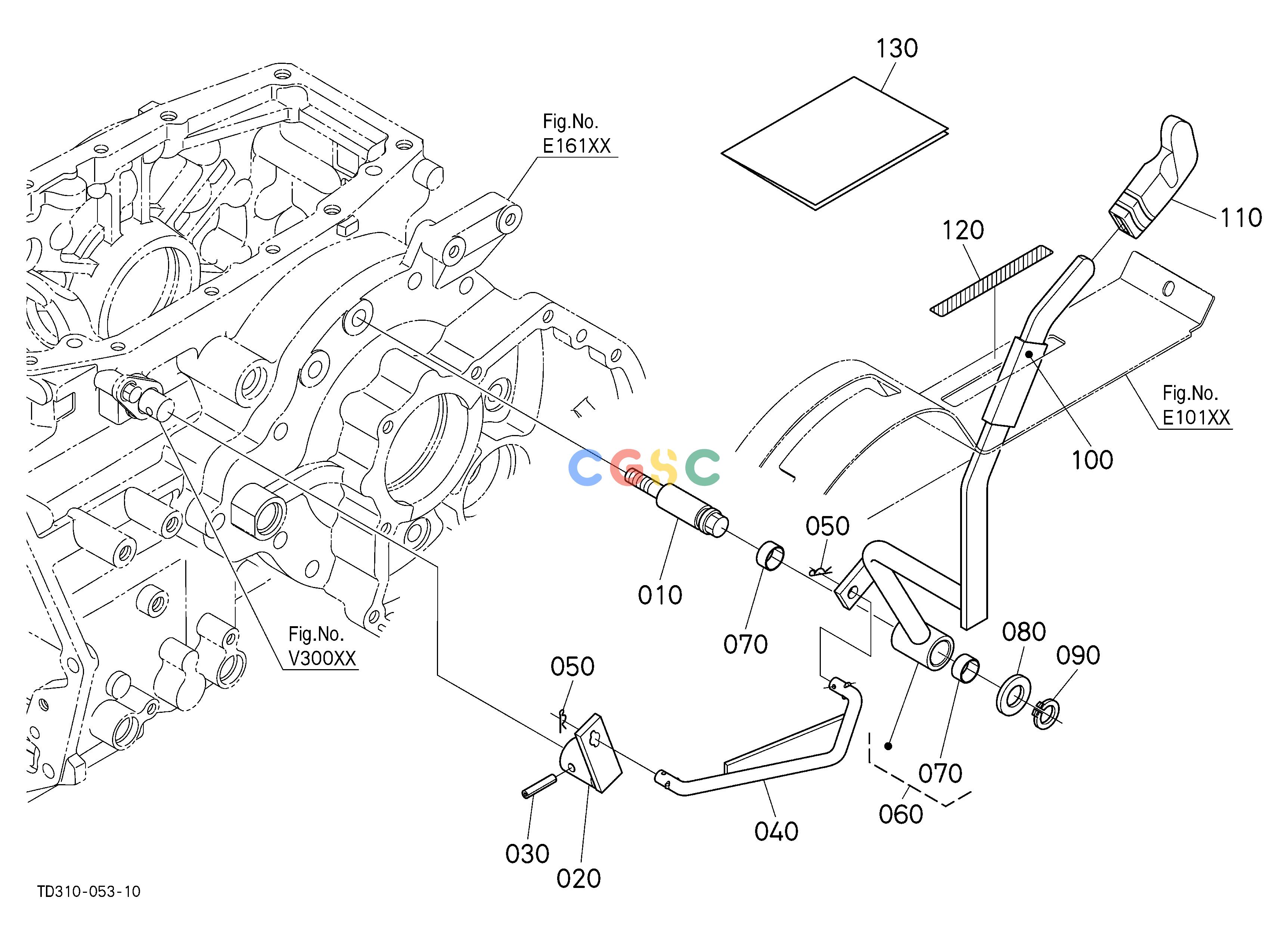 久保田零件查询V30004 CREEP KIT (SHIFT LEVER) (W/G No.L8382) [OPTION] OPTIONEPC Kubota online