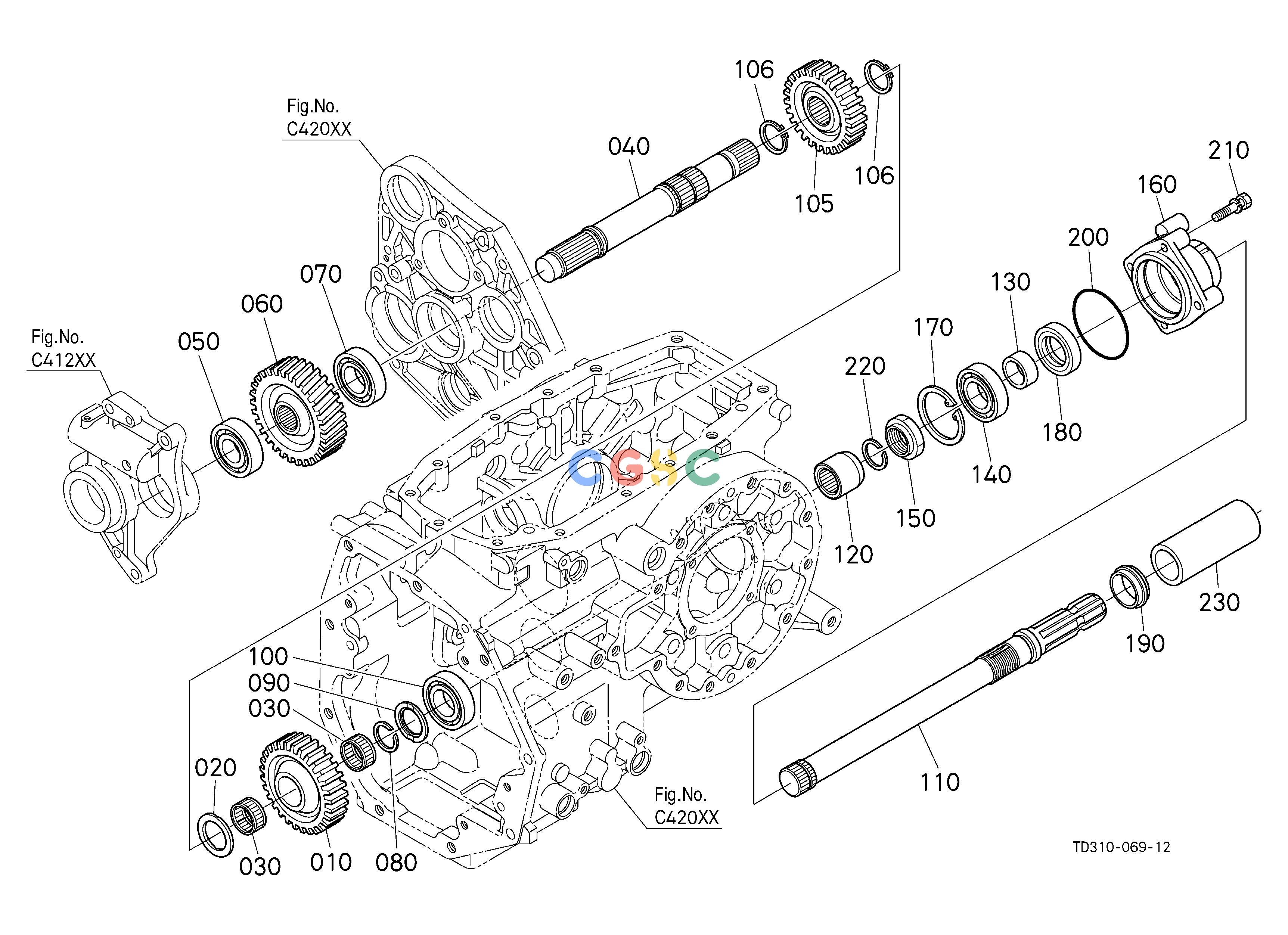 久保田零件查询D13504 PTO SHAFT [CA] CLUTCH/TRANSMISSIONEPC Kubota online
