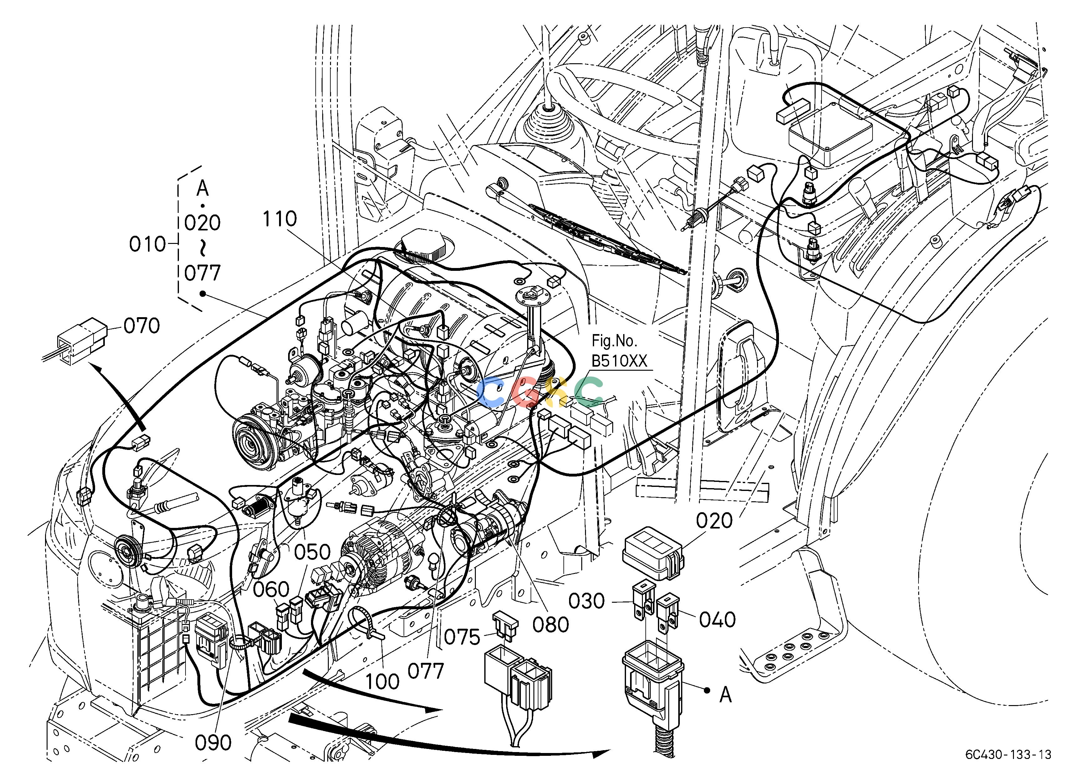 久保田零件查询B50102 ELECTRICAL WIRING ## S.No.>=50533 S.No.;>=50533 ELECTRICAL SYSTEMEPC Kubota online