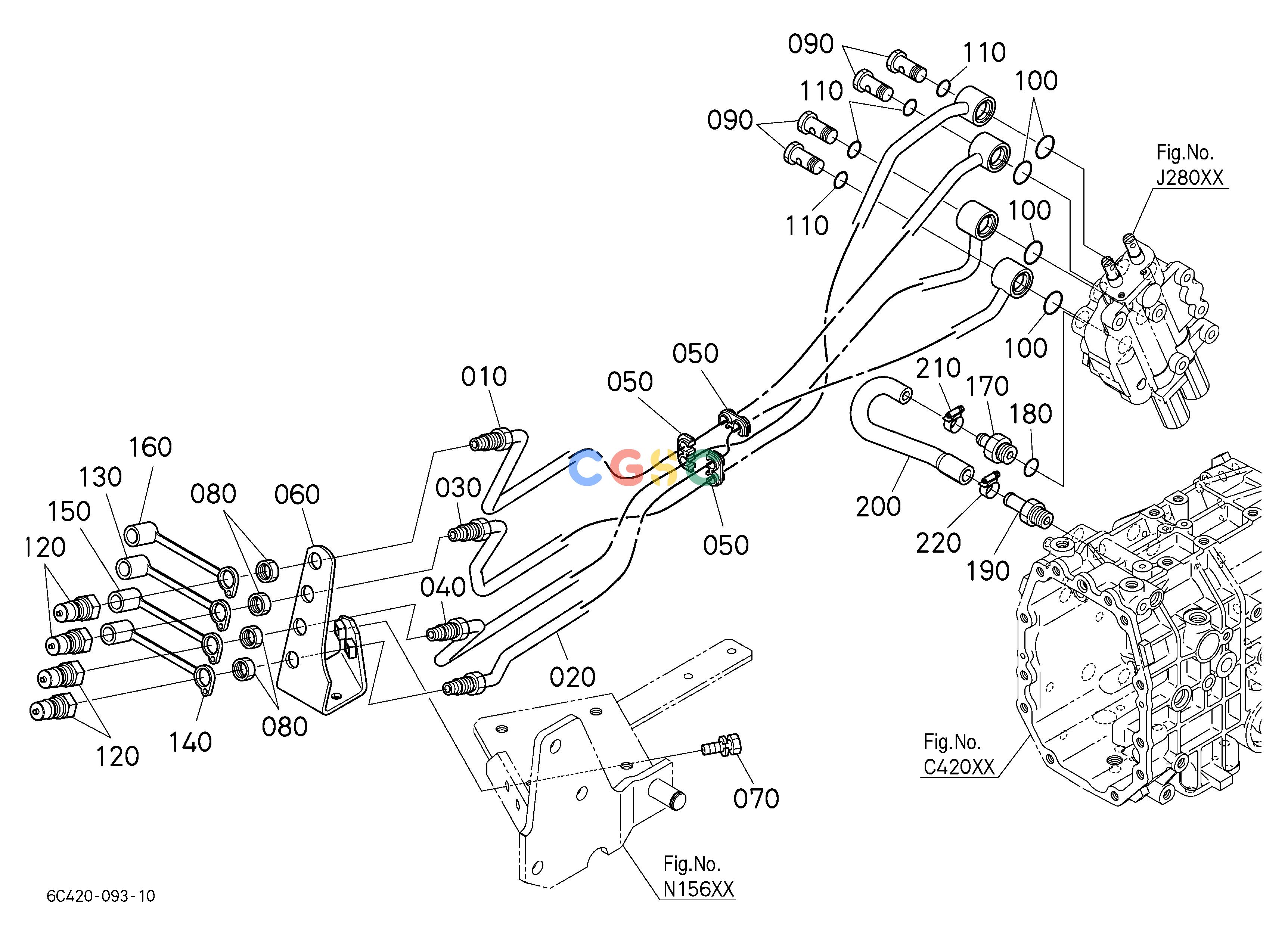 久保田零件查询J28500 HYDRAULIC LOADER PIPE ## NOTE:ORDER BY REF.No.010,030 and Fig.NoF11700 REF.No.120 and Fig.No.J28000 REF.No.050 NEW PARTS. HYDRAULIC SYSTEMEPC Kubota online
