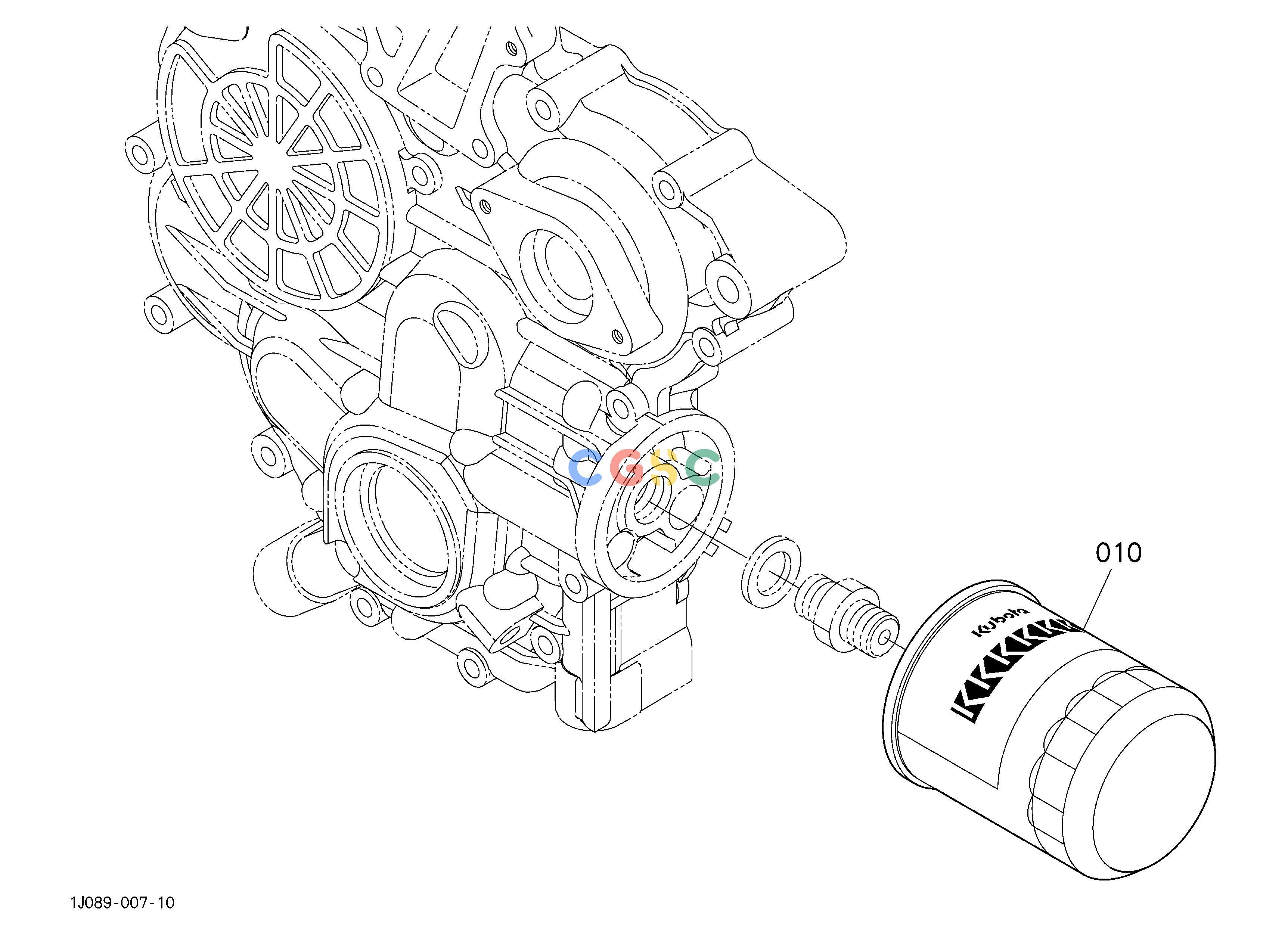 久保田零件查询509000 OIL FILTER ENGINEEPC Kubota online