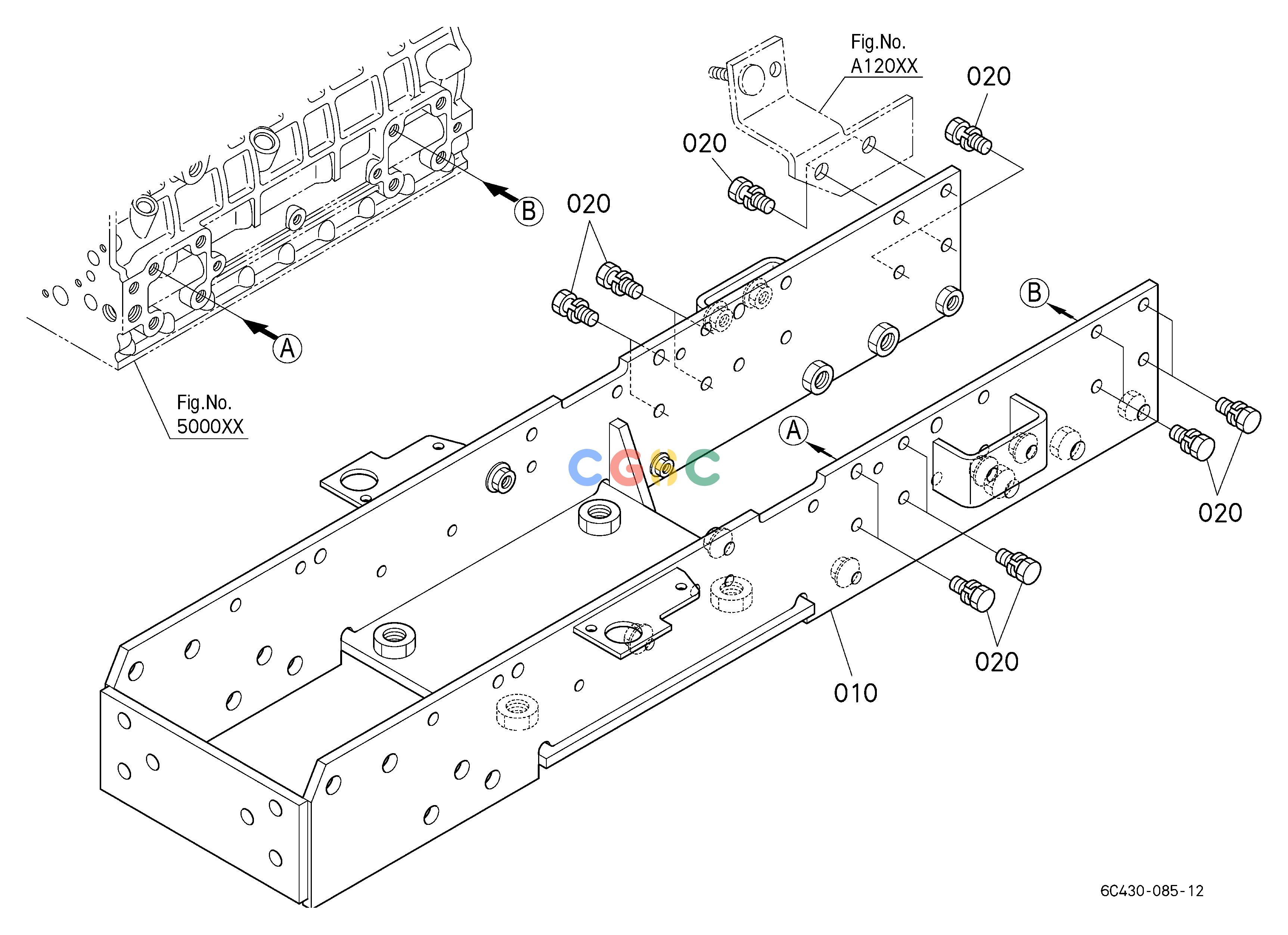 久保田零件查询G10102 FRONT AXLE FRAME ## NOTE:ORDER BY REF.No.010 and Fig.No.J21502 REF.No.150 and 160 NEW PARTS. FRONT AXLEEPC Kubota online