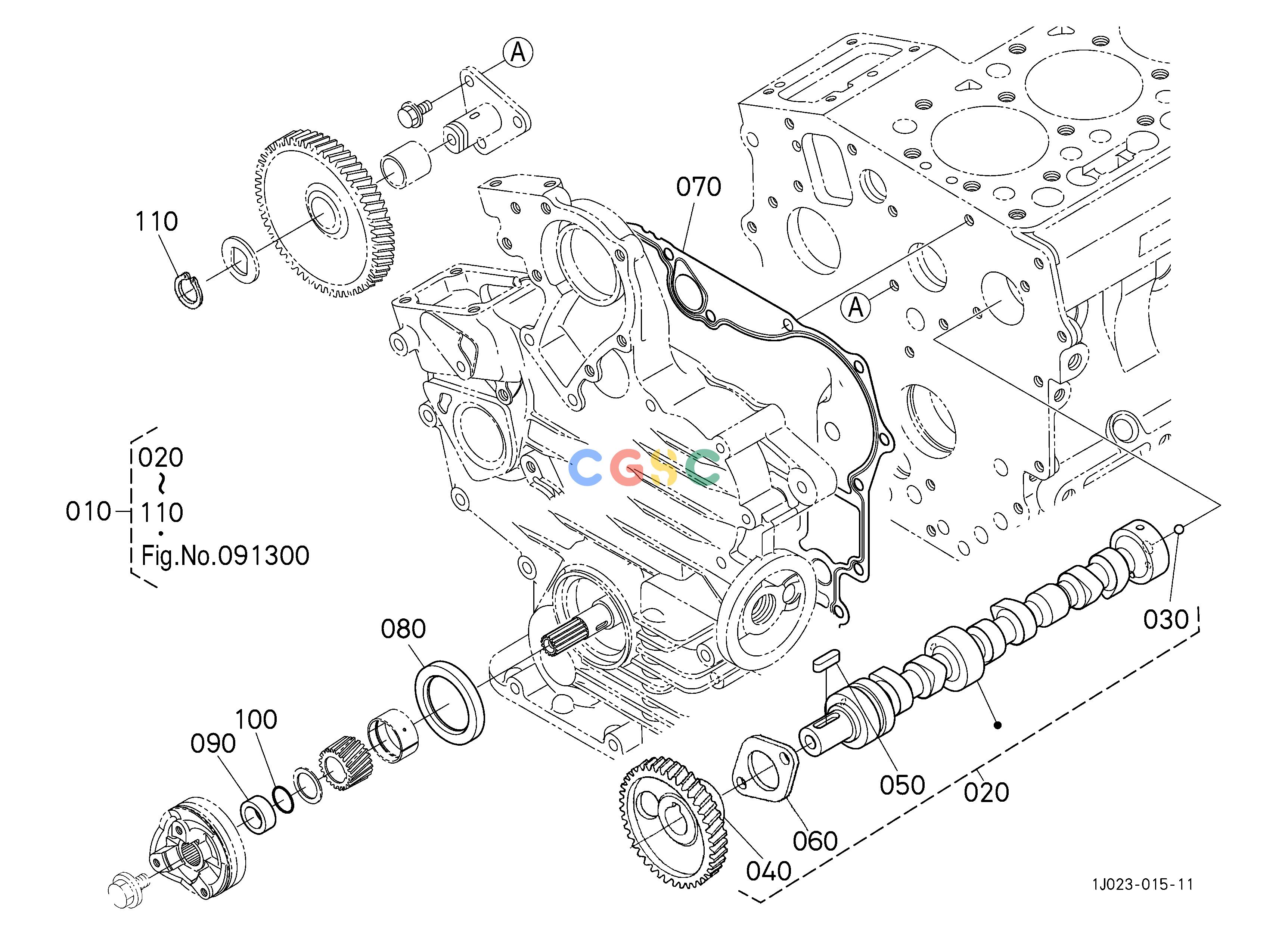 久保田零件查询091200 CAMSHAFT KIT 1 [OPTION] ENGINEEPC Kubota online