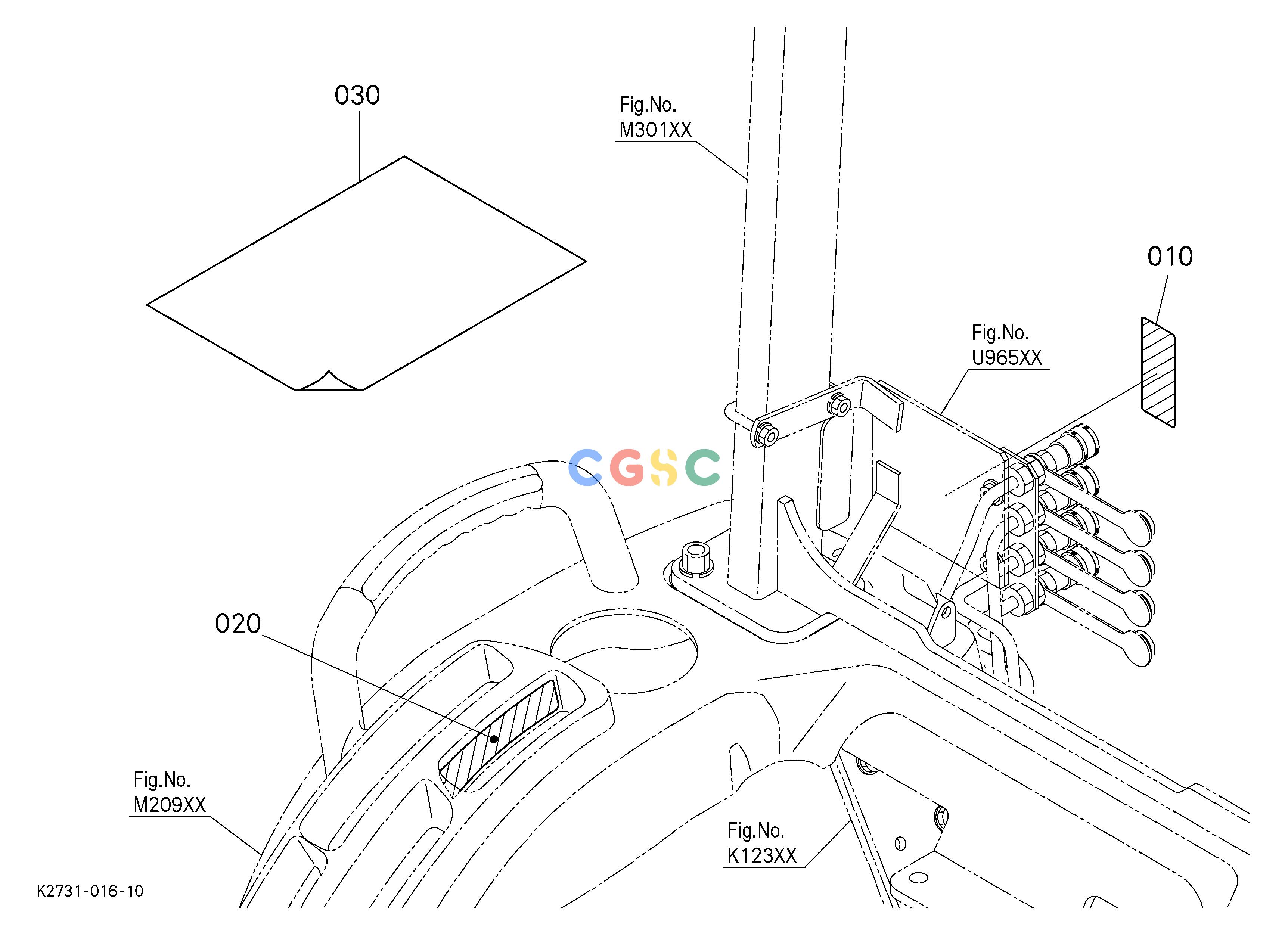 久保田零件查询U96600 REAR CONTROL VALVE KIT (LABEL) (W/G No.BX7326) [OPTION] OPTIONEPC Kubota online