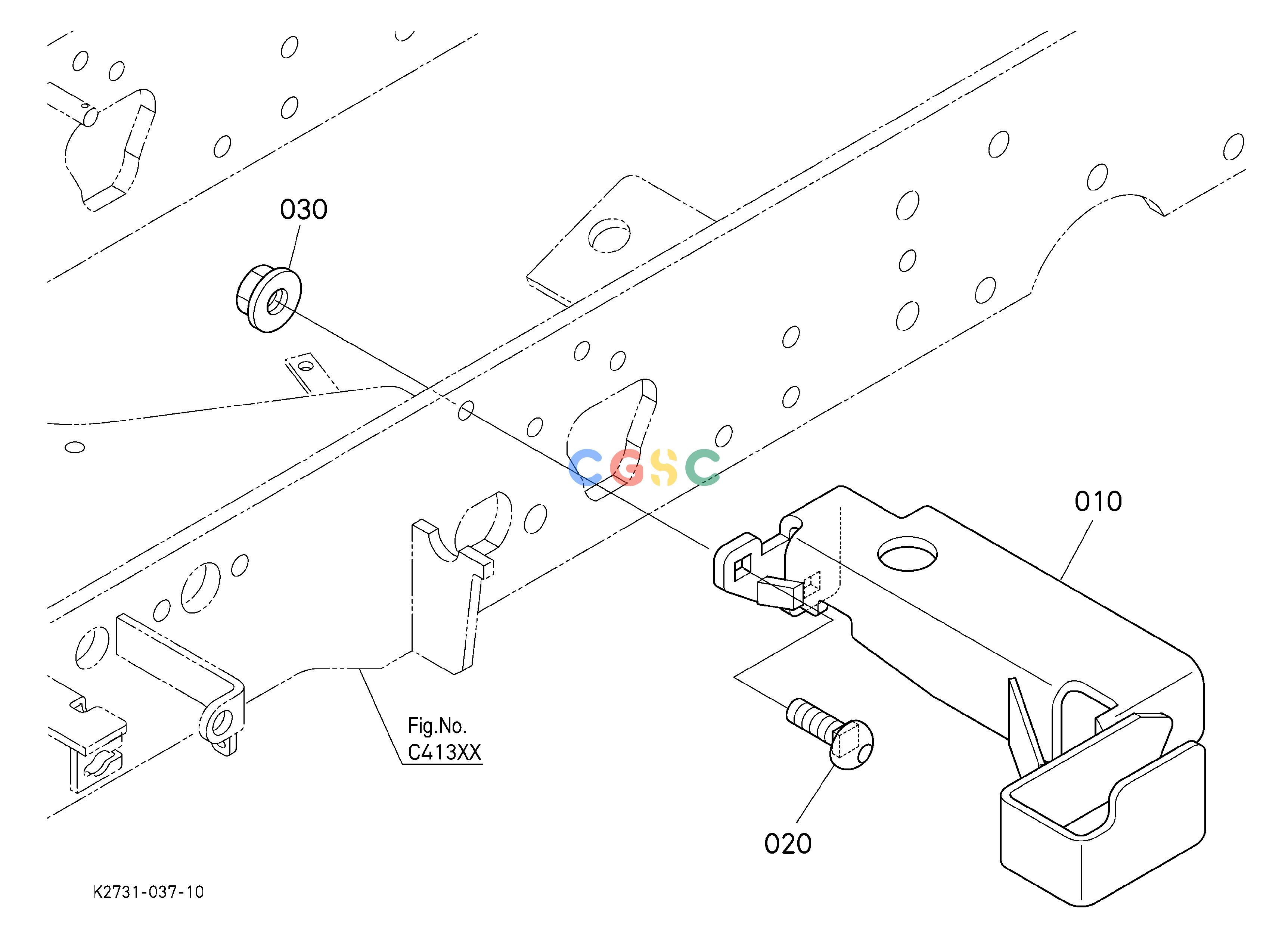 久保田零件查询U89104 MOWER FIT KIT (STEP STAY) (W/G No. BX3000) [OPTION] ## S.No.<=23877 S.No.;<=23877 OPTIONEPC Kubota online