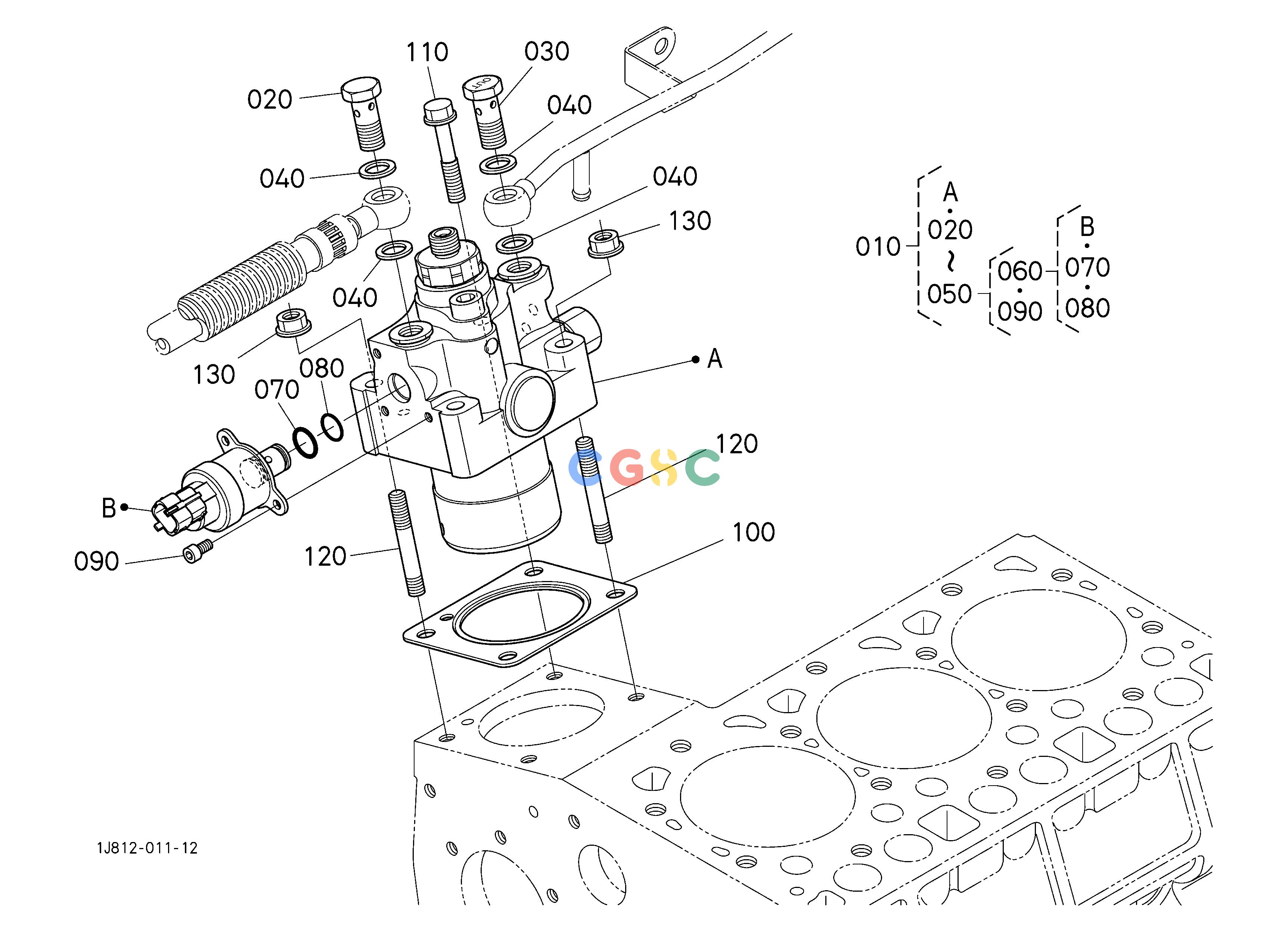 久保田零件查询520500 SUPPLY PUMP ENGINEEPC Kubota online
