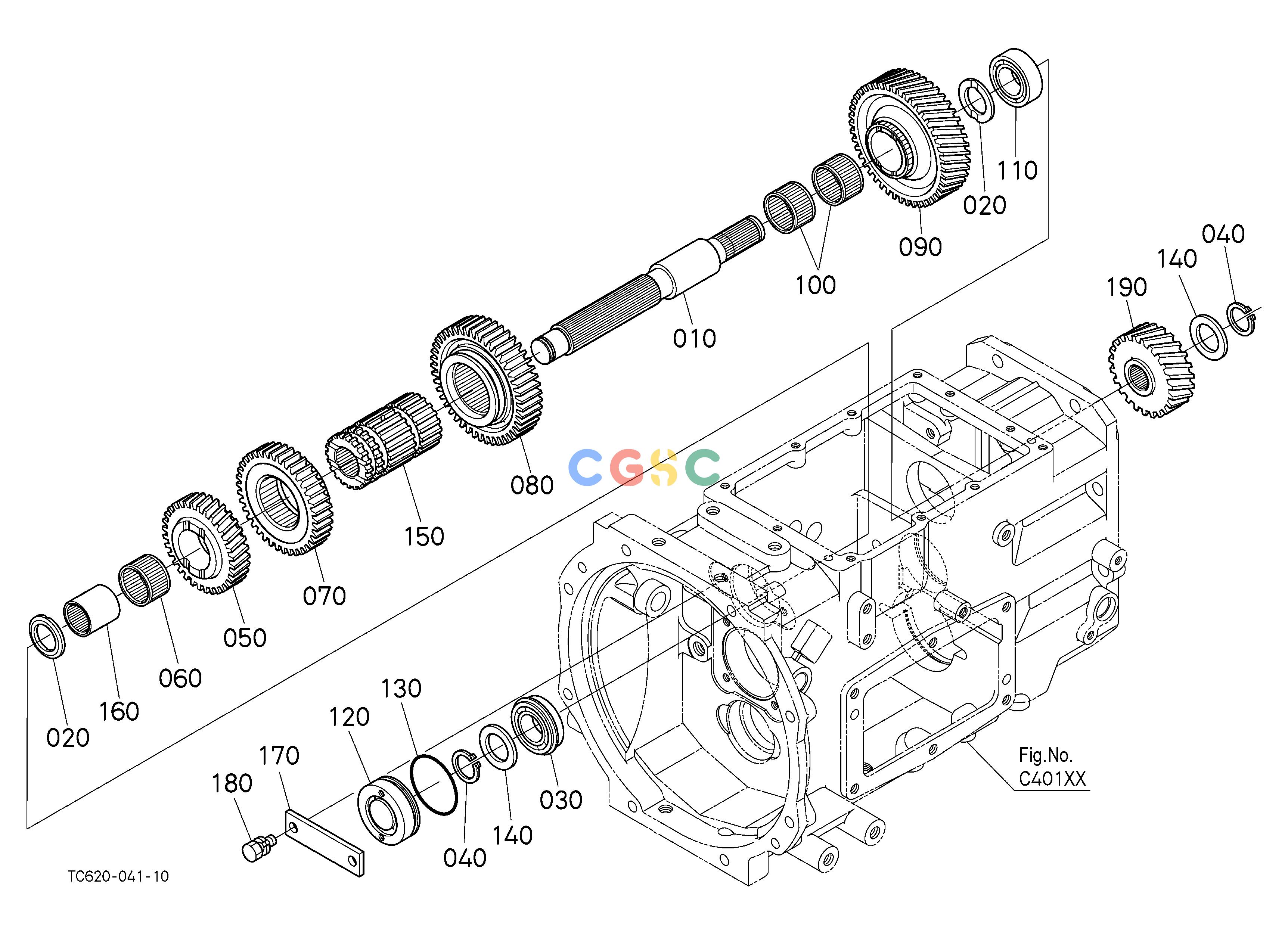 久保田零件查询D10500 COUNTER SHAFT CLUTCH/TRANSMISSIONEPC Kubota online