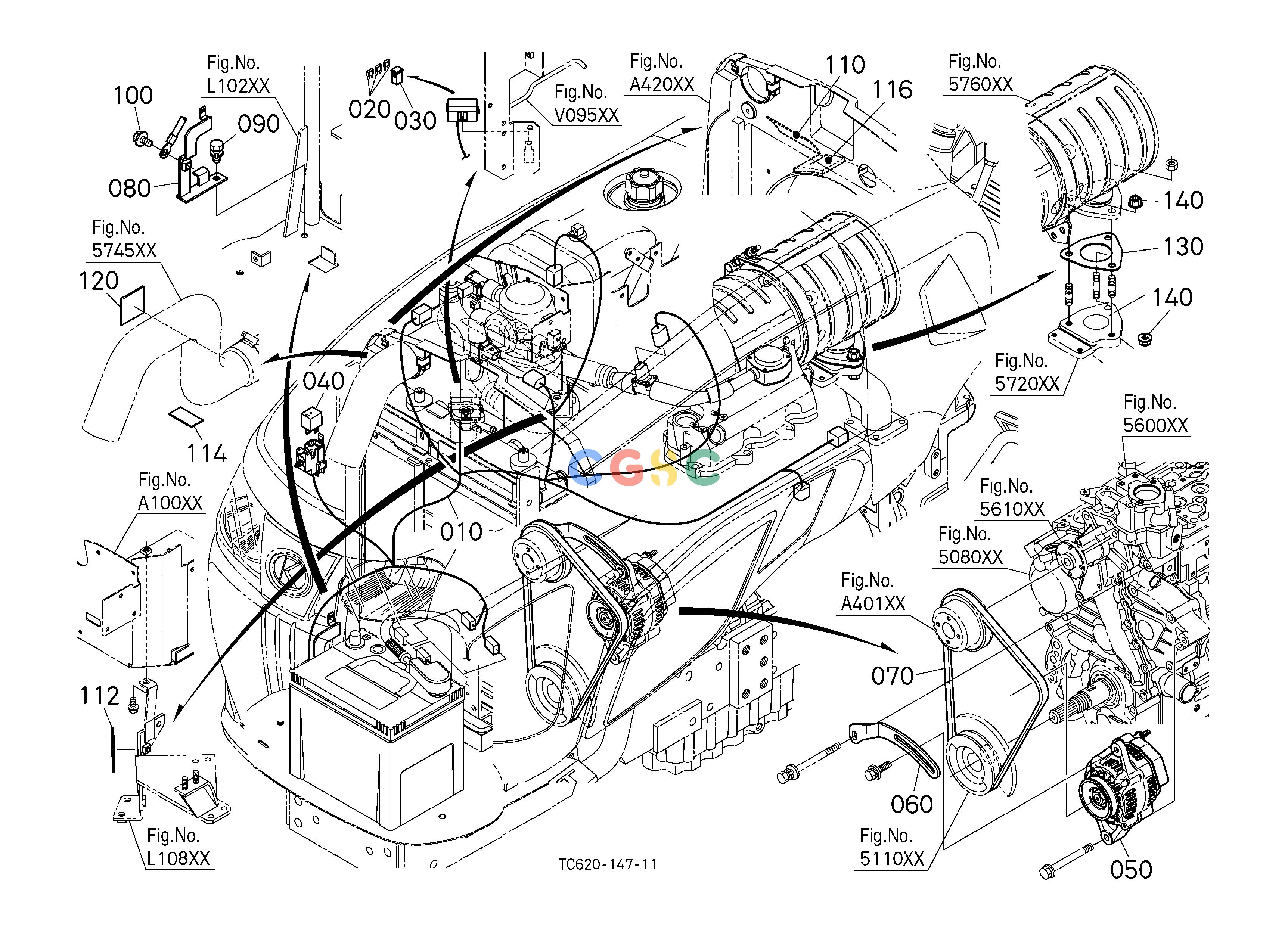 久保田零件查询V09600 HEATER KIT (ALTERNATOR/ELECTRICAL WIRING/RELAY) [OPTION] OPTIONEPC Kubota online