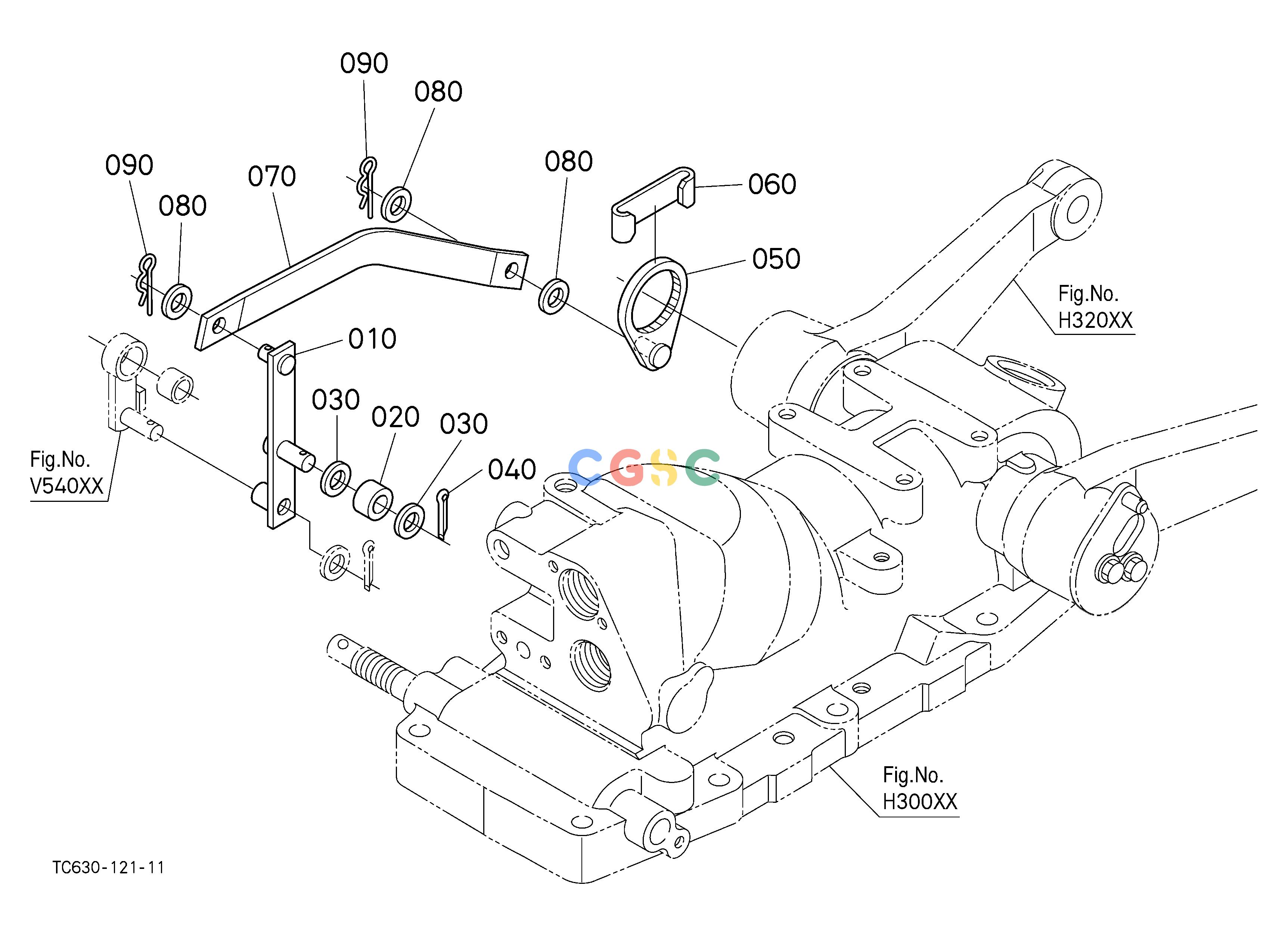 久保田零件查询V54200 POSITION CONTROL LINK (WITH DRAFT) (W/G No.L8311C) [OPTION] OPTIONEPC Kubota online