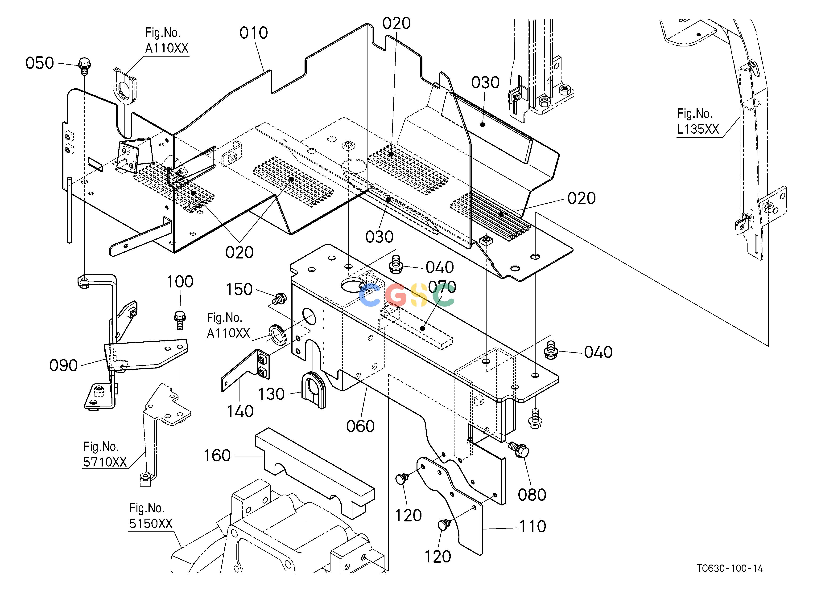 久保田零件查询A10001 FUEL TANK SUPPORT FUEL SYSTEMEPC Kubota online