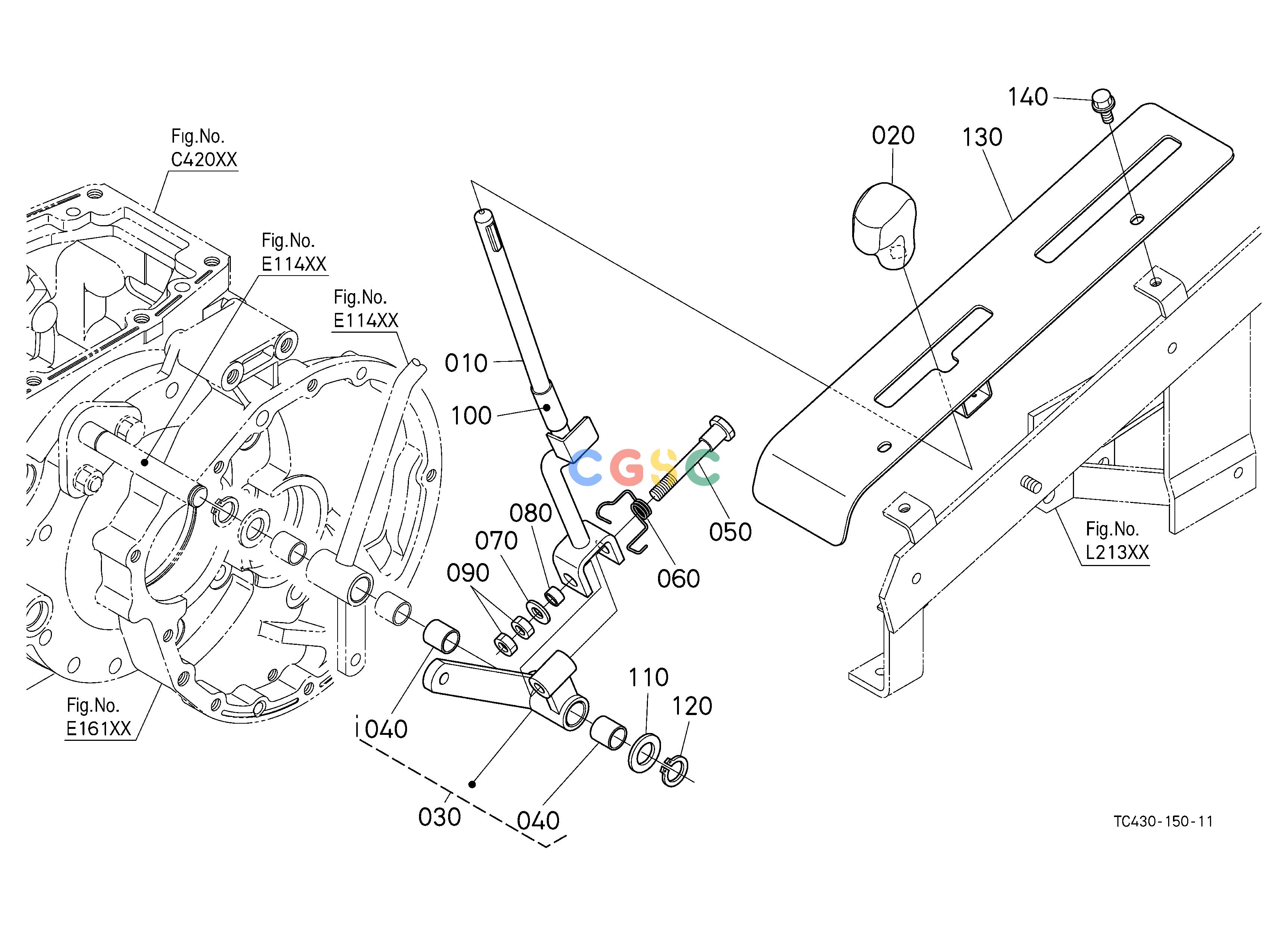 久保田零件查询E10500 SHUTTLE SHIFT LEVER SPEED CHANGE SHIFT FORK/SHIFT LEVEREPC Kubota online