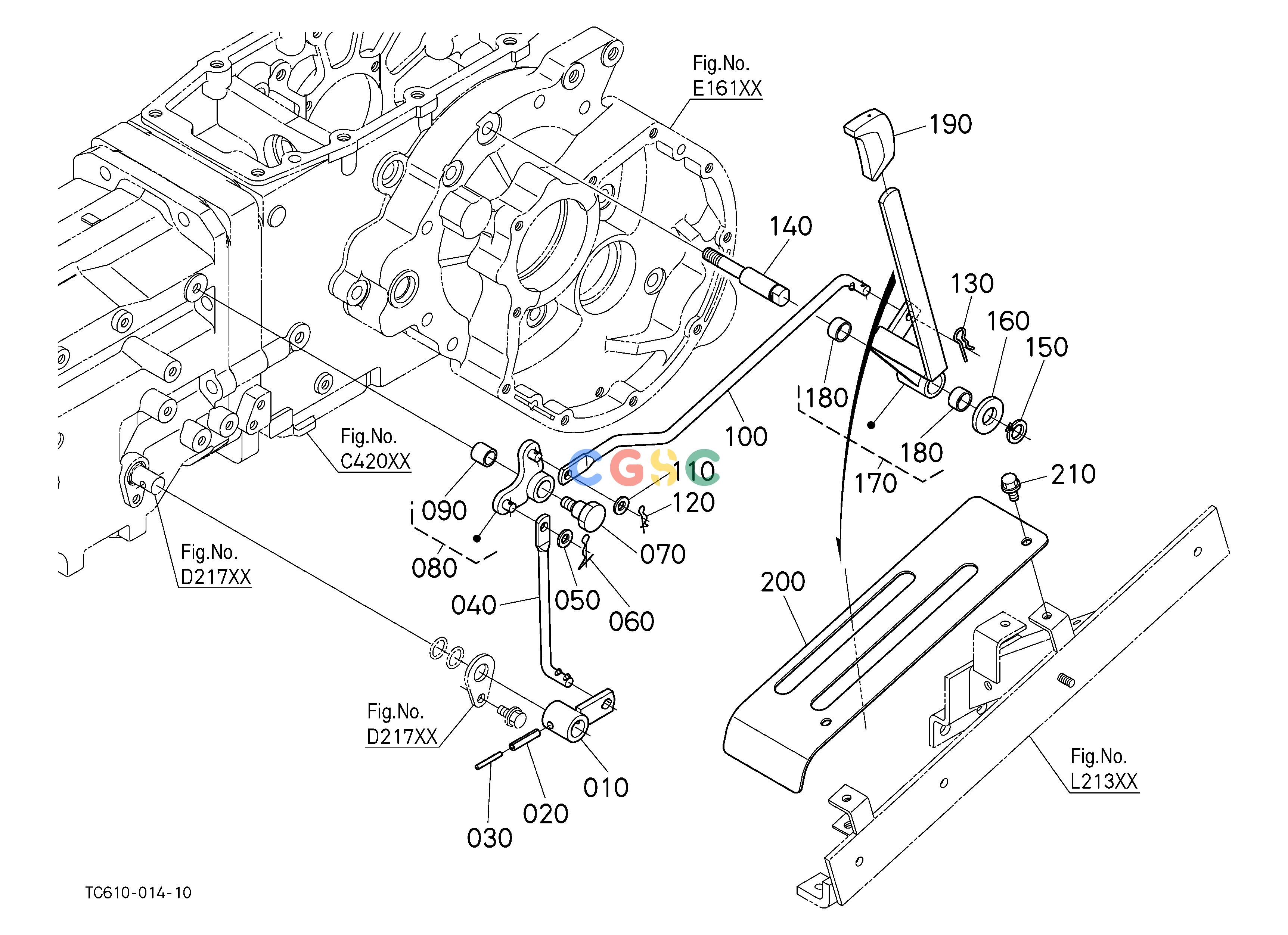 久保田零件查询E11000 RANGE SHIFT LEVER SPEED CHANGE SHIFT FORK/SHIFT LEVEREPC Kubota online