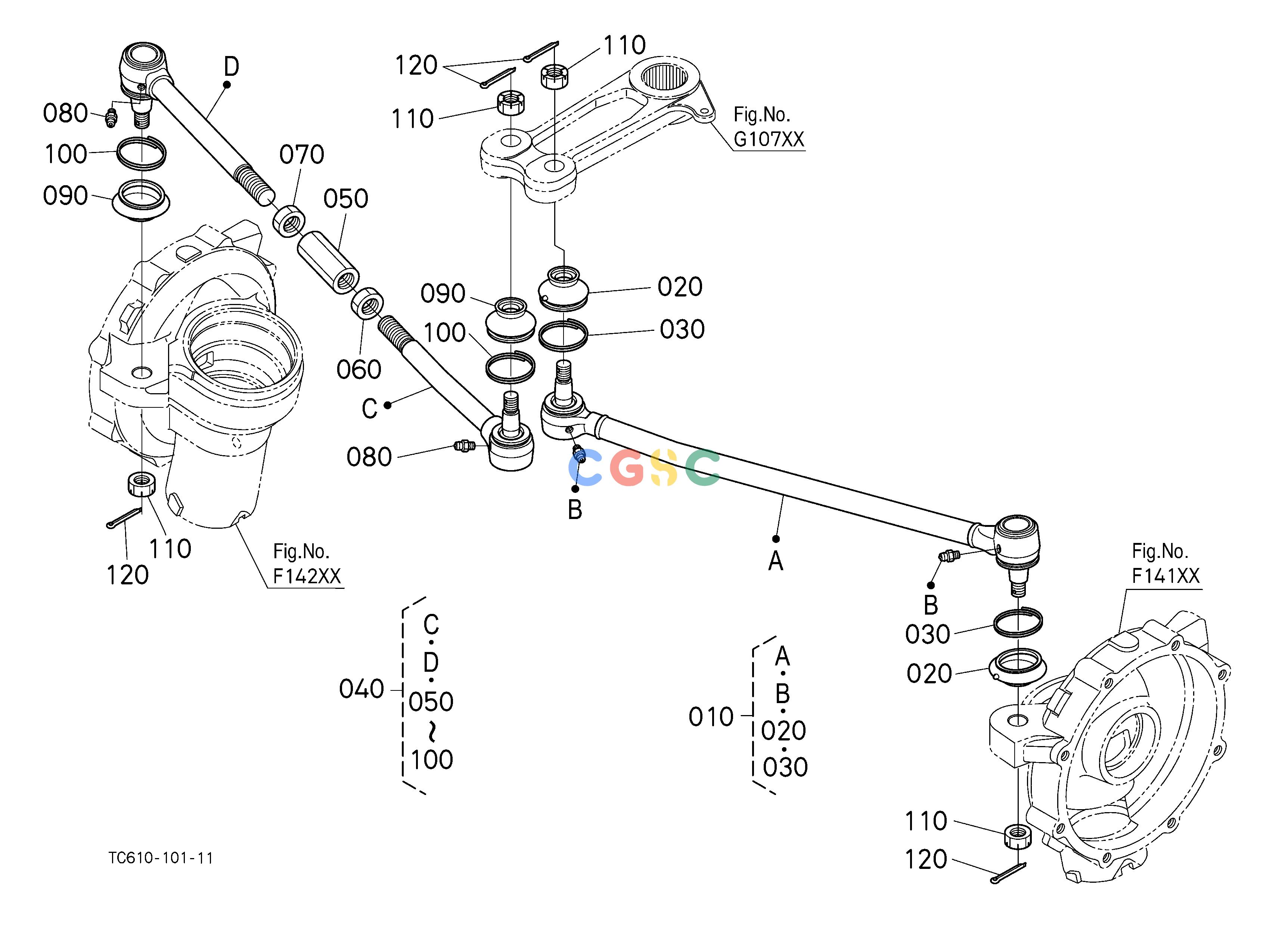 久保田零件查询G12002 STEERING LINKAGE [NEW] ## S.No.>=57111 S.No.;>=57111 STEERINGEPC Kubota online