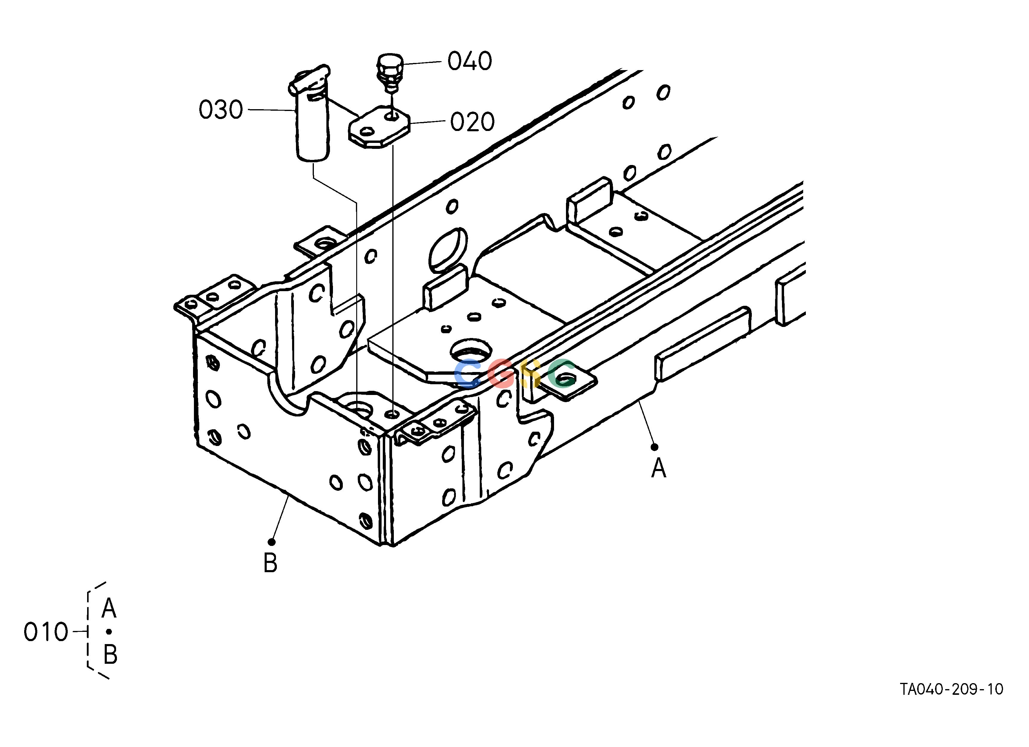 久保田零件查询T15800 FRONT AXLE FRAME [OLD TYPE] [OPTION] ## S.No.;<=10424 FRONT AXLE/CHASSISEPC Kubota online