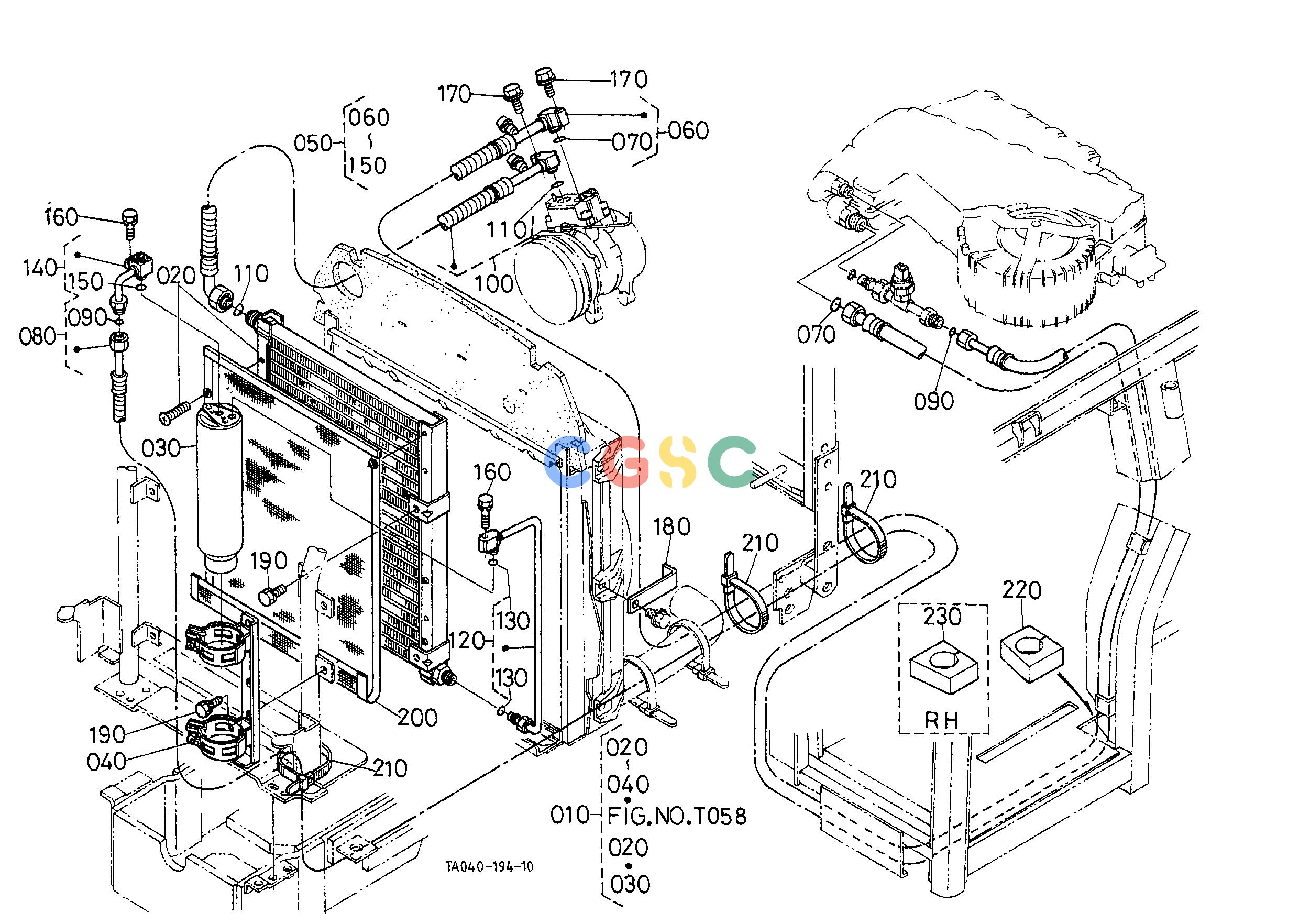 久保田零件查询T05701 CONDENSER ELECTRICAL SYSTEMEPC Kubota online