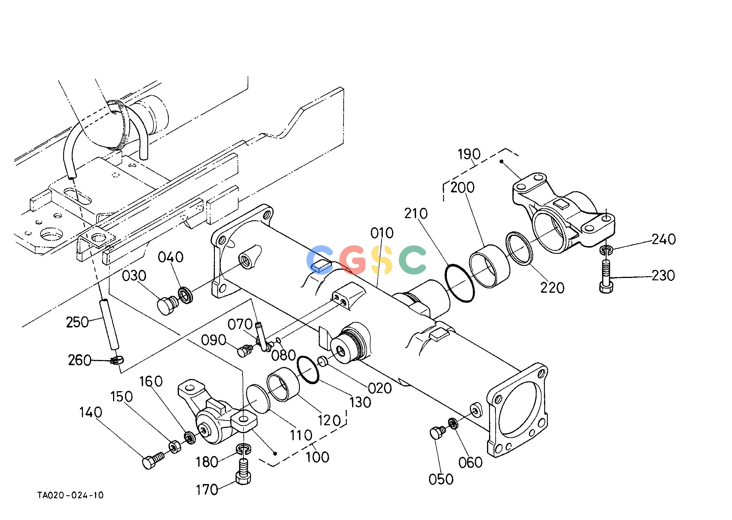 久保田零件查询T09900 FRONT DIFFERENTIAL CASE FRONT AXLE/CHASSISEPC Kubota online