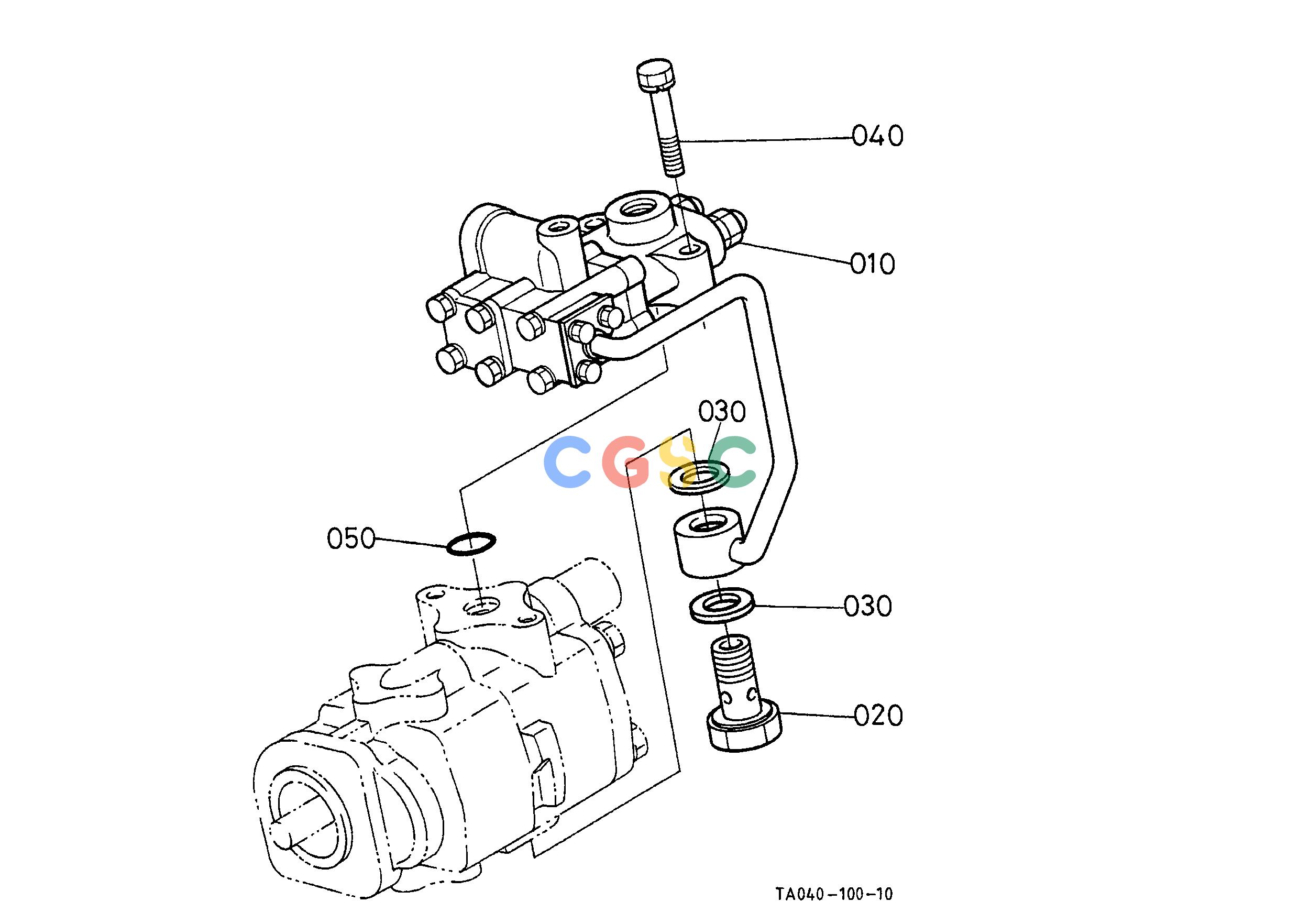 久保田零件查询T11400 REGULATOR VALVE HYDRAULIC SYSTEMEPC Kubota online